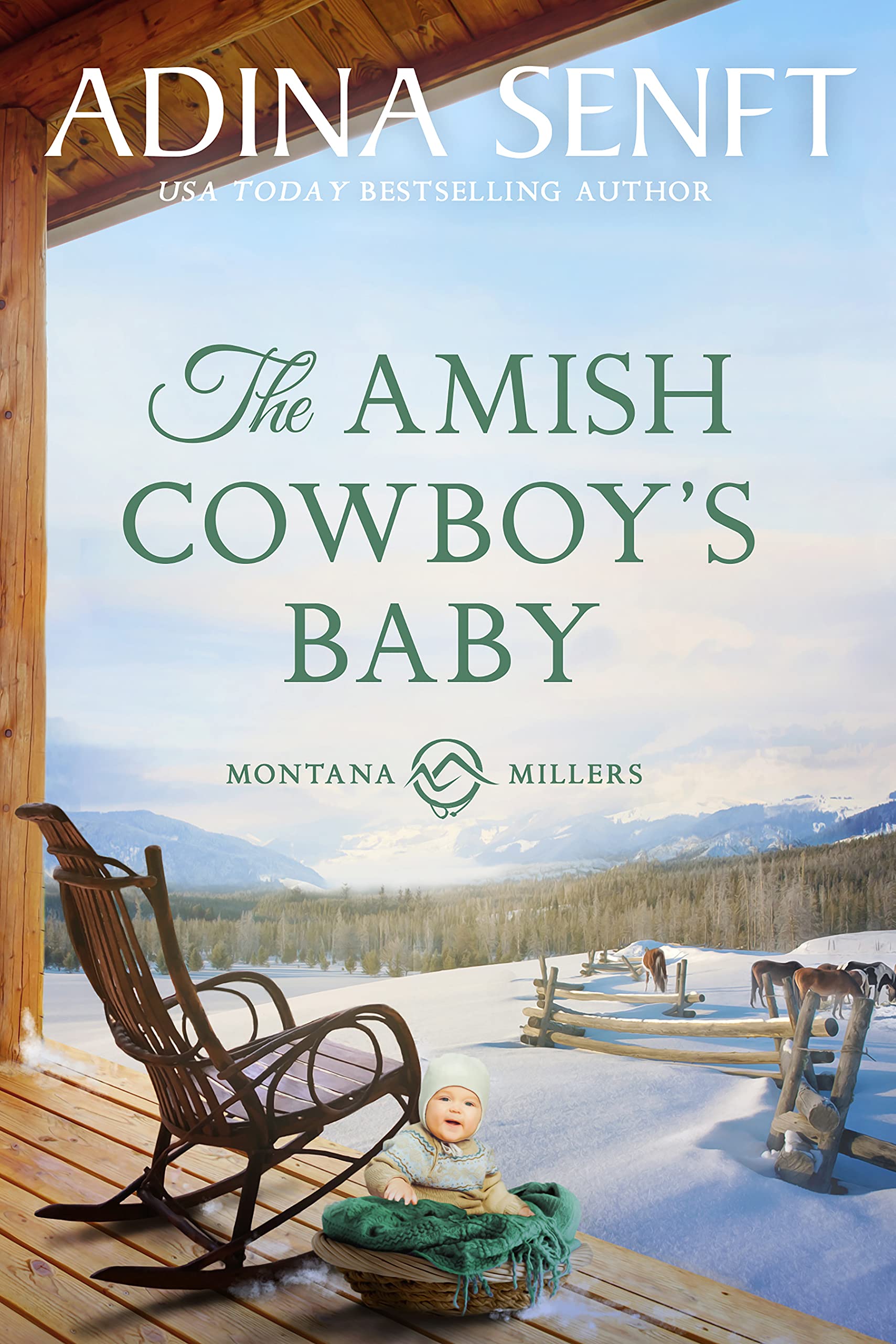 The Amish Cowboy's Baby: An Amish secret baby romance (Amish Cowboys of Montana Book 2)