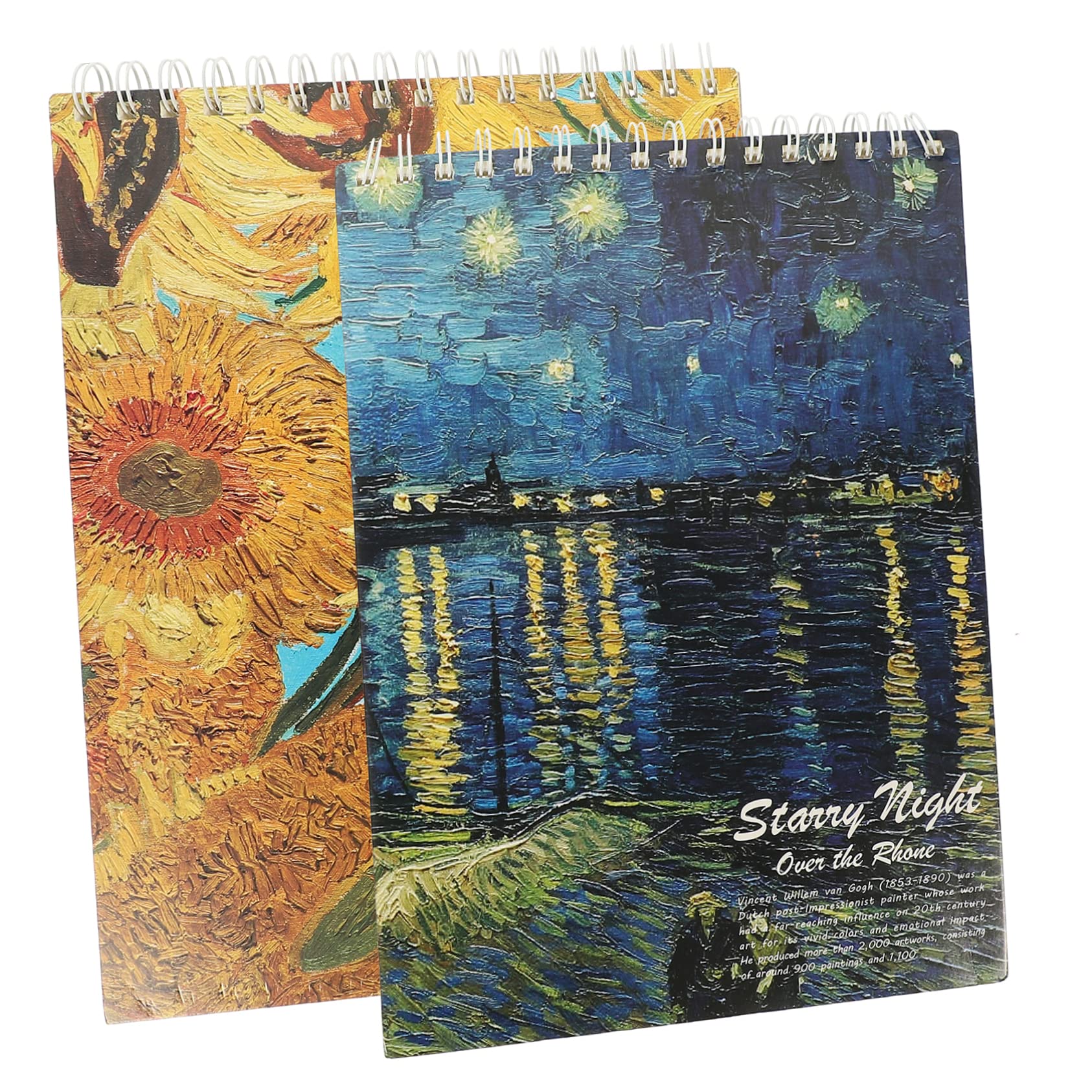 Students Sketchbooks per Studenti 2 Pezzi, Quaderno per Disegnare | Carta, Semplice Look, Scuola e Ufficio, Back To School Party, Decorative Cover Sketch Books