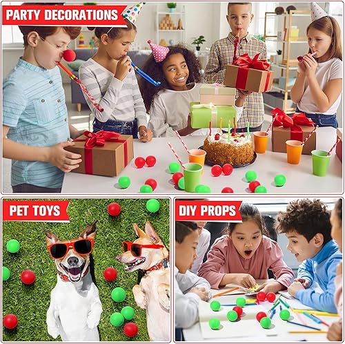 Miniatura 6 de Sotiff 200 unidades de pelotas de tenis de mesa de plástico, 40 mm, 2.4 g, pelotas de entretenimiento para decoración de fiesta, juegos