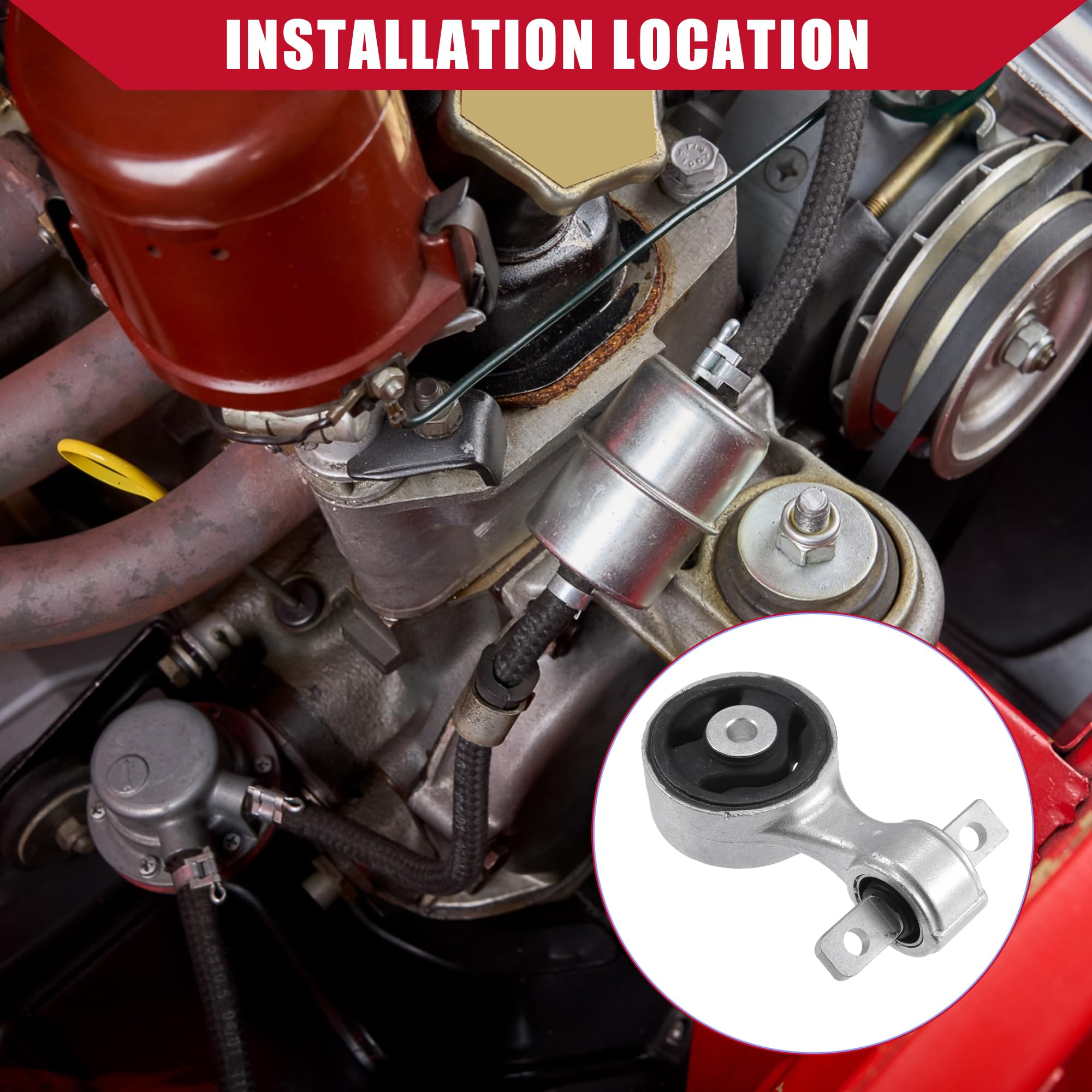 Pièce Auto Civic VIII Support Moteur Inférieur Honda Civic VIII 2005-2012 - Référence 50890-Sna-A02, Métal Renforcé, Installation Directe Support Couple Moteur