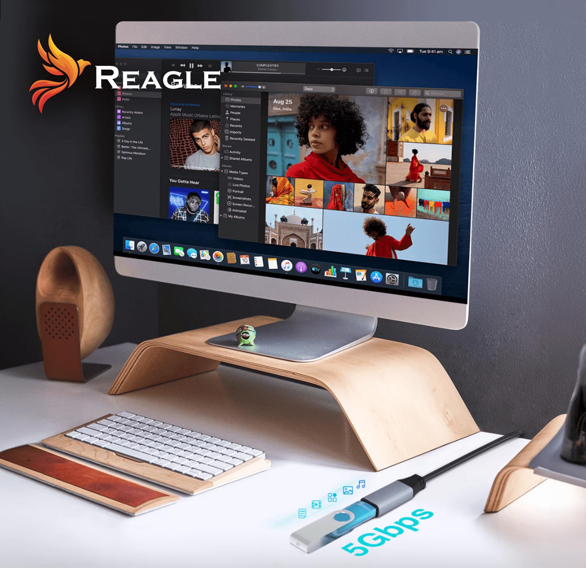 Reagle Active Extender Kabel USB-A 10M USB 3.2 Gen1 5 Gbps Verstärker A Stecker auf A Buchse plug and play für Kartenlesegerät,Tastatur, Drucker, Scanner, Kamera