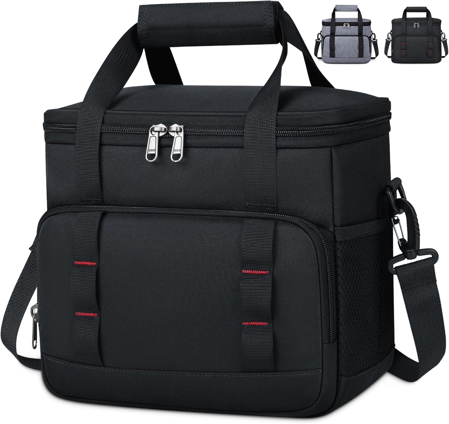 Insulated Lunch Bag for Men Women Large Lunch Cooler Bag Adult Lunch Box 10L Reusable Lunchbag