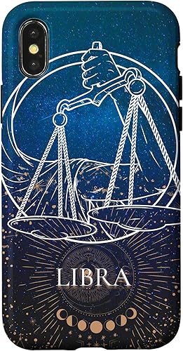 Miniatura 7 de Estuche para iPhone 12 Pro Max Libra signo del zodiaco astrológico regalo SHSN