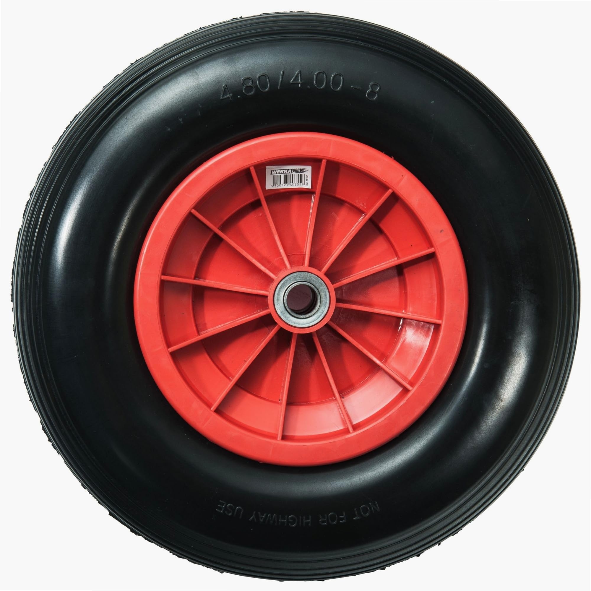 Werka Pro Rot Werkapro Puncture-Proof Wheel 15 Inches 385 X 75 Mm Bore 25 Mm