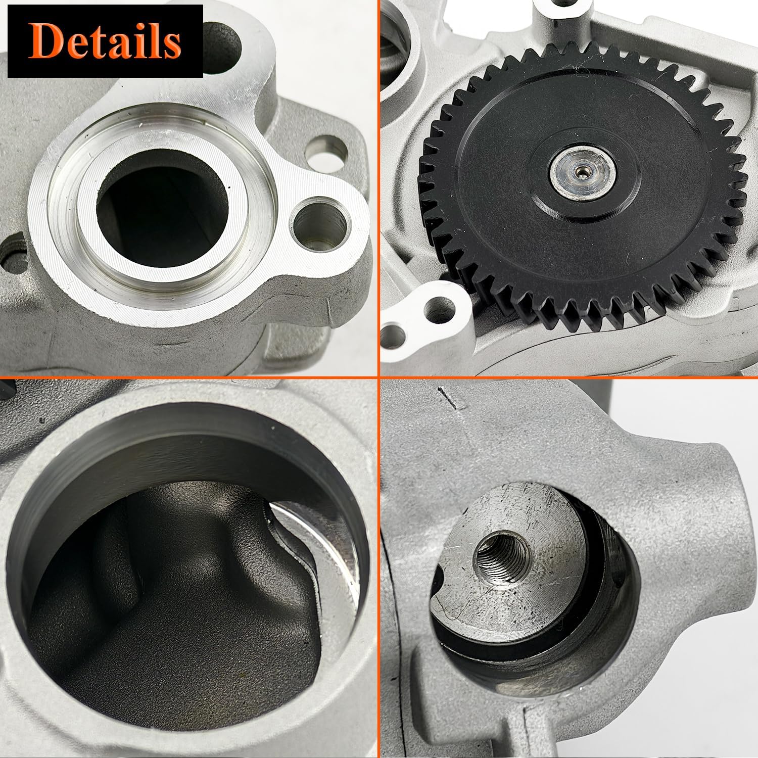 68489996AA Engine Oil Pump Fit for Jeep Grand Cherokee Wrangler Pickup 2014-2021, Jeep Gladiator 2021-2023, Jeep Wrangler 2020-2023, Ram 1500 2014-2023 3.0L V6, High Volume Oil Pump OE# 068489996AA
