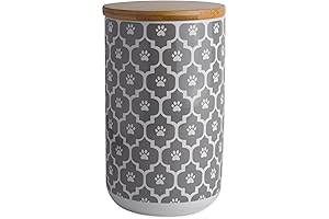 Bone Dry Lattice Collection Ceramic Treat Canister