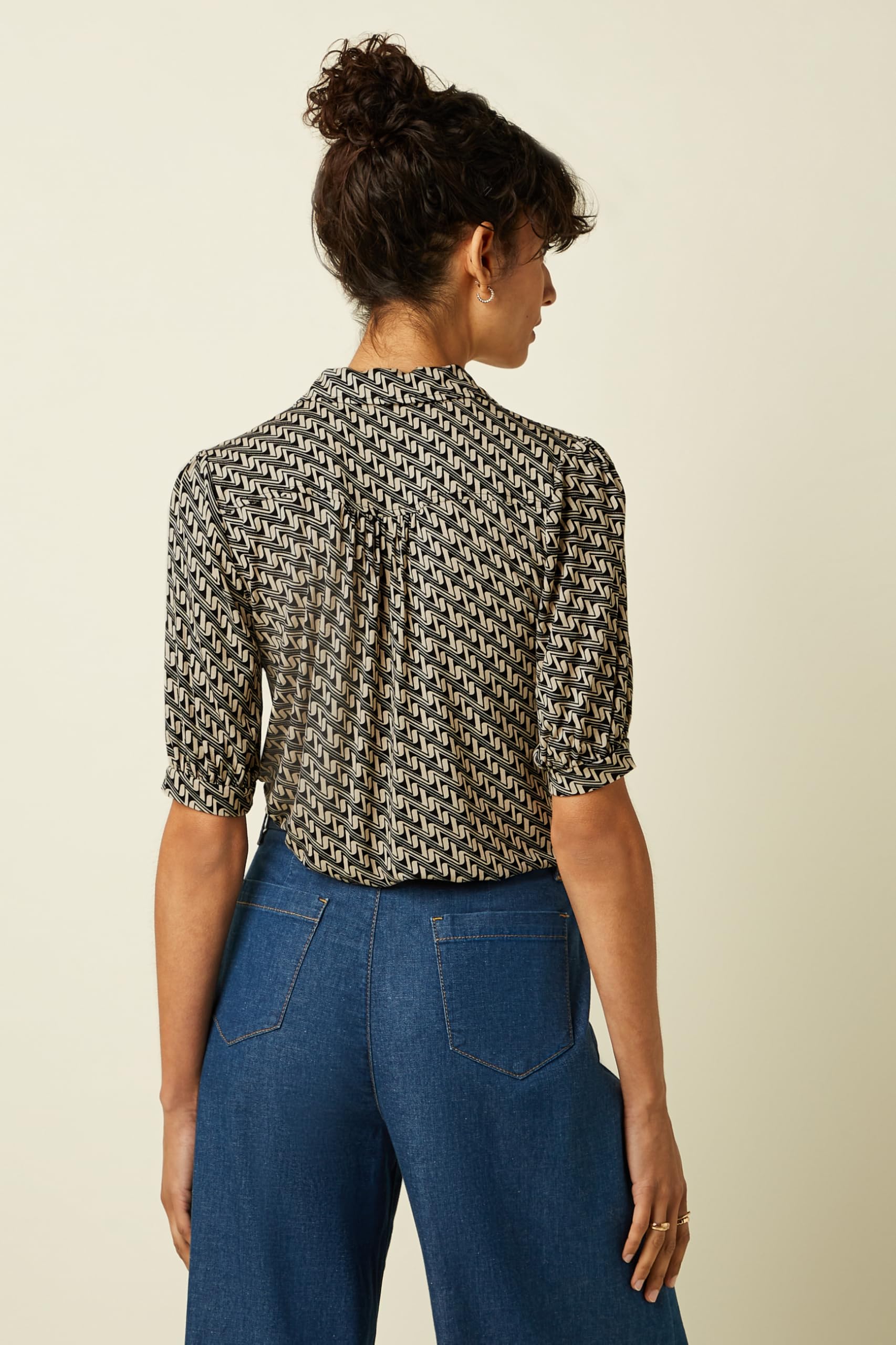 King Louie Carina Blouse Laguna - Blusa para mujer