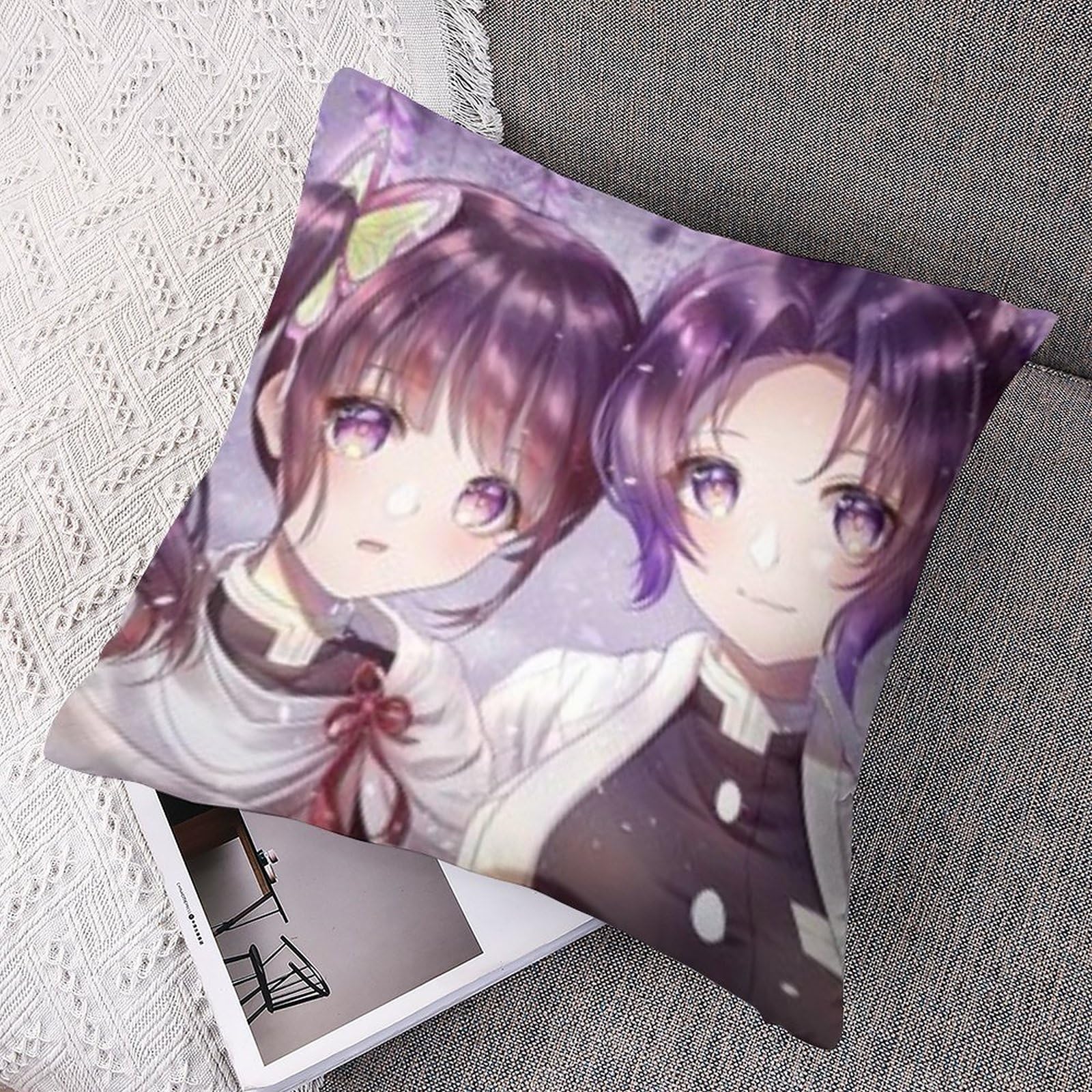 Amazon｜あいのにじょ 鬼滅の刃 胡蝶しのぶ (18) 抱き枕カバー