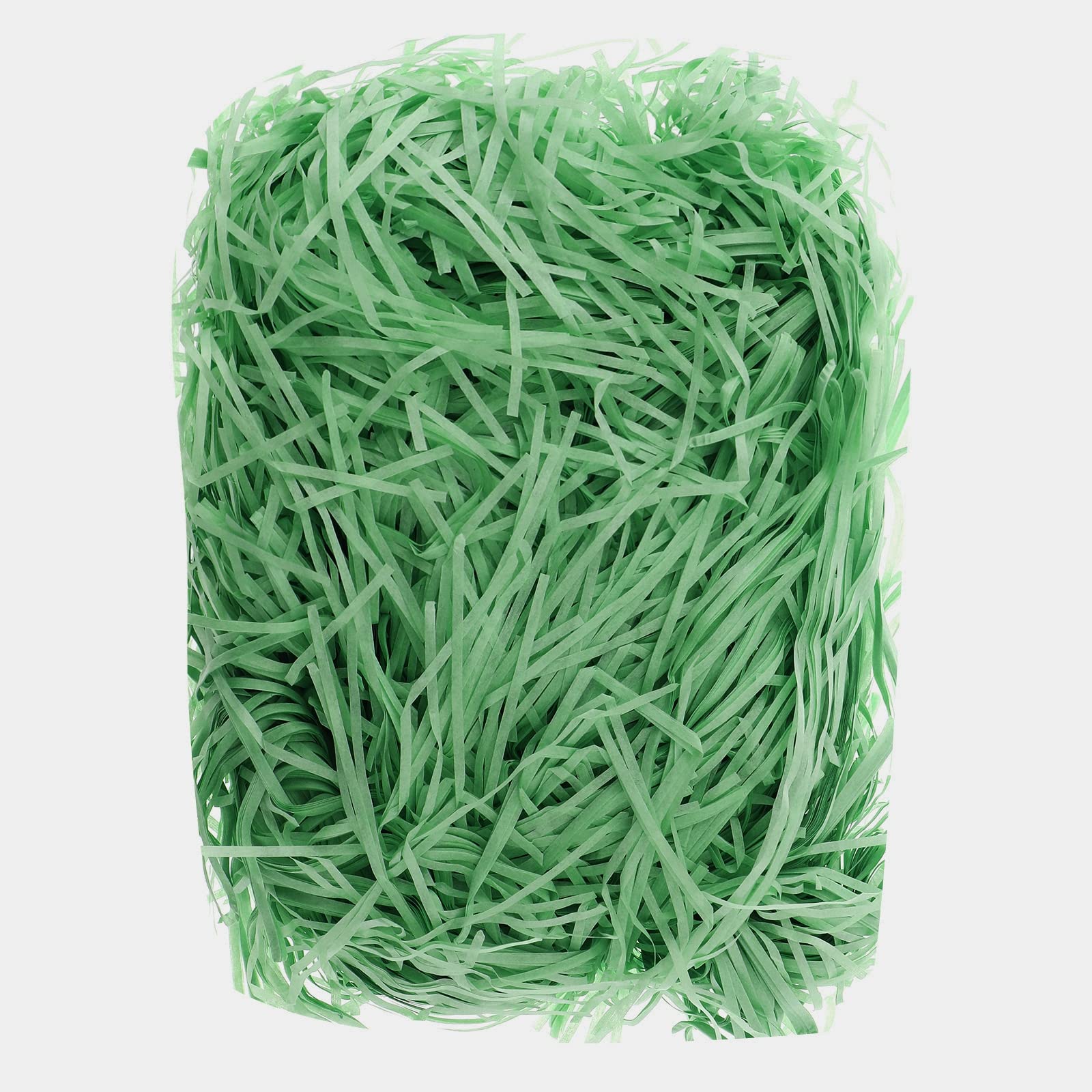 REDDOTGIFT® 100 gram Raffia Paper Shreds Strands Eco-friendly Shredded Crinkle Confetti Crinkle Cut Paper Filling Shredded Paper for Hamper Gift Box Filling (Green)