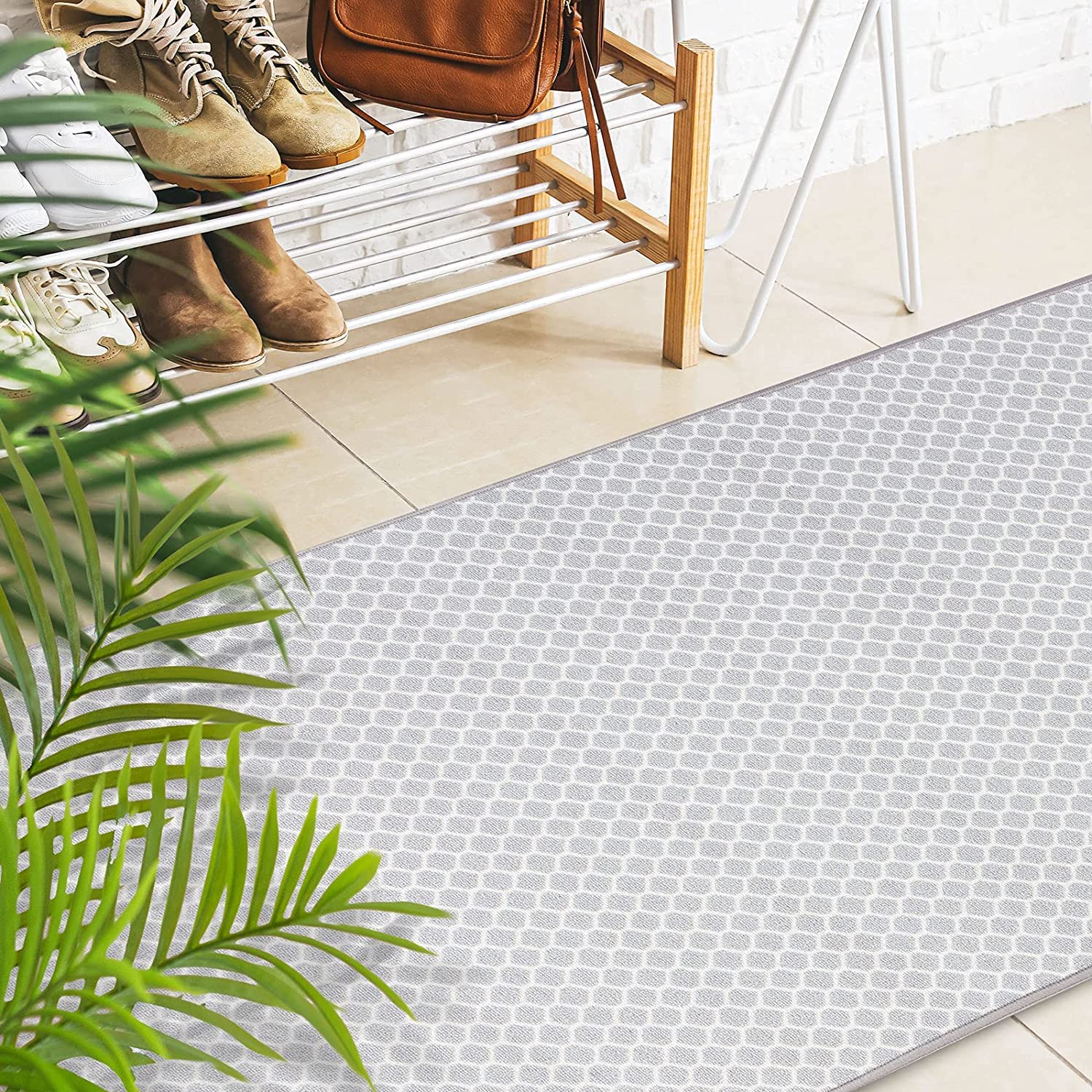 Floordirekt Teppichläufer Tralee 80 x 800 cm - Läufer für Küche, Flur & Wohnraum - Feinschlingen Teppich - rutschfest & antistatisch - Küchenläufer Flurteppich Flurläufer