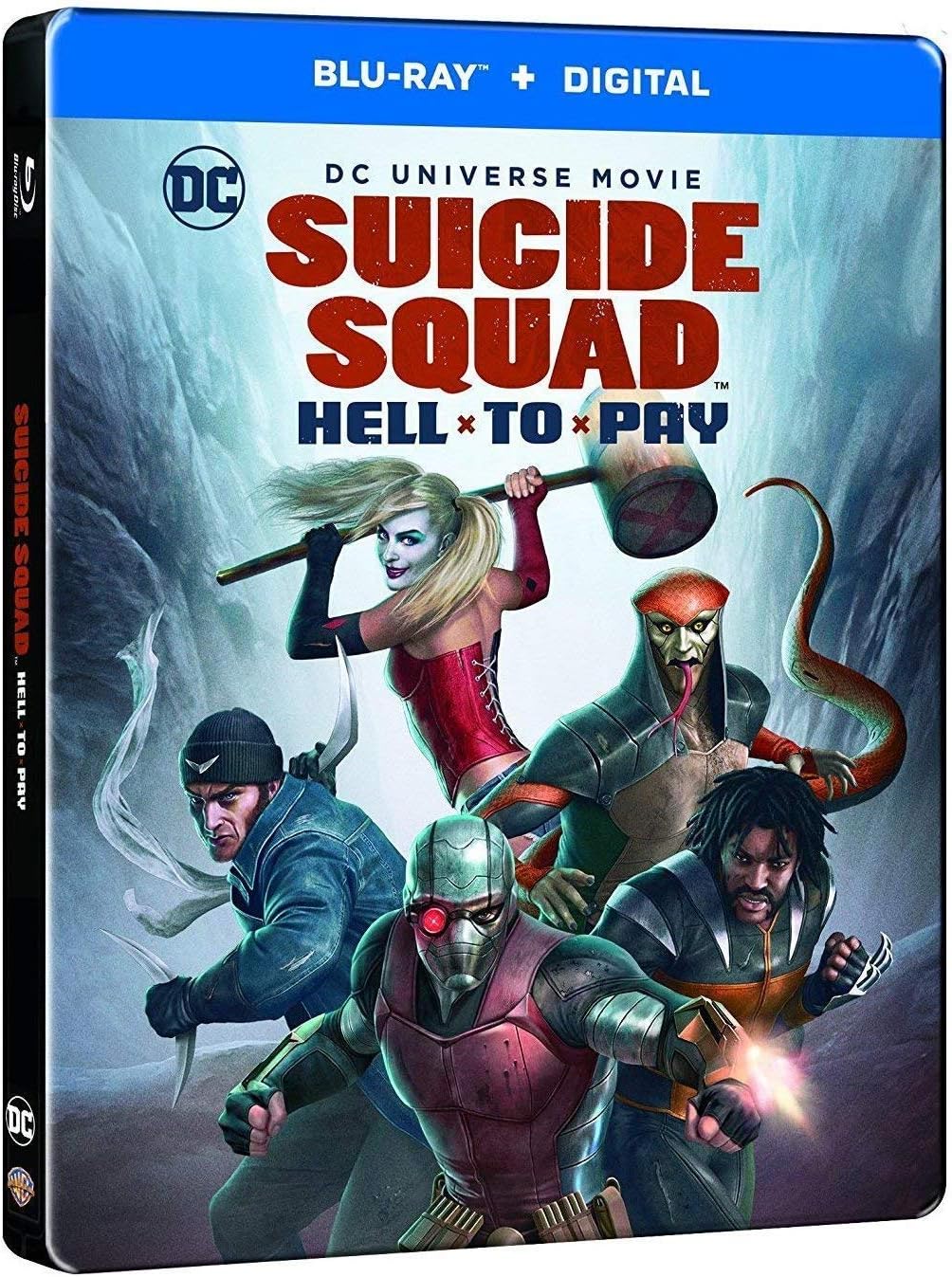 DC Universe - Suicide Squad: Hell to Pay (Limited Collector's Edition Steelbook) (Blu-ray + Digital Download) (Uncut | Region Free Blu-ray | UK Import)