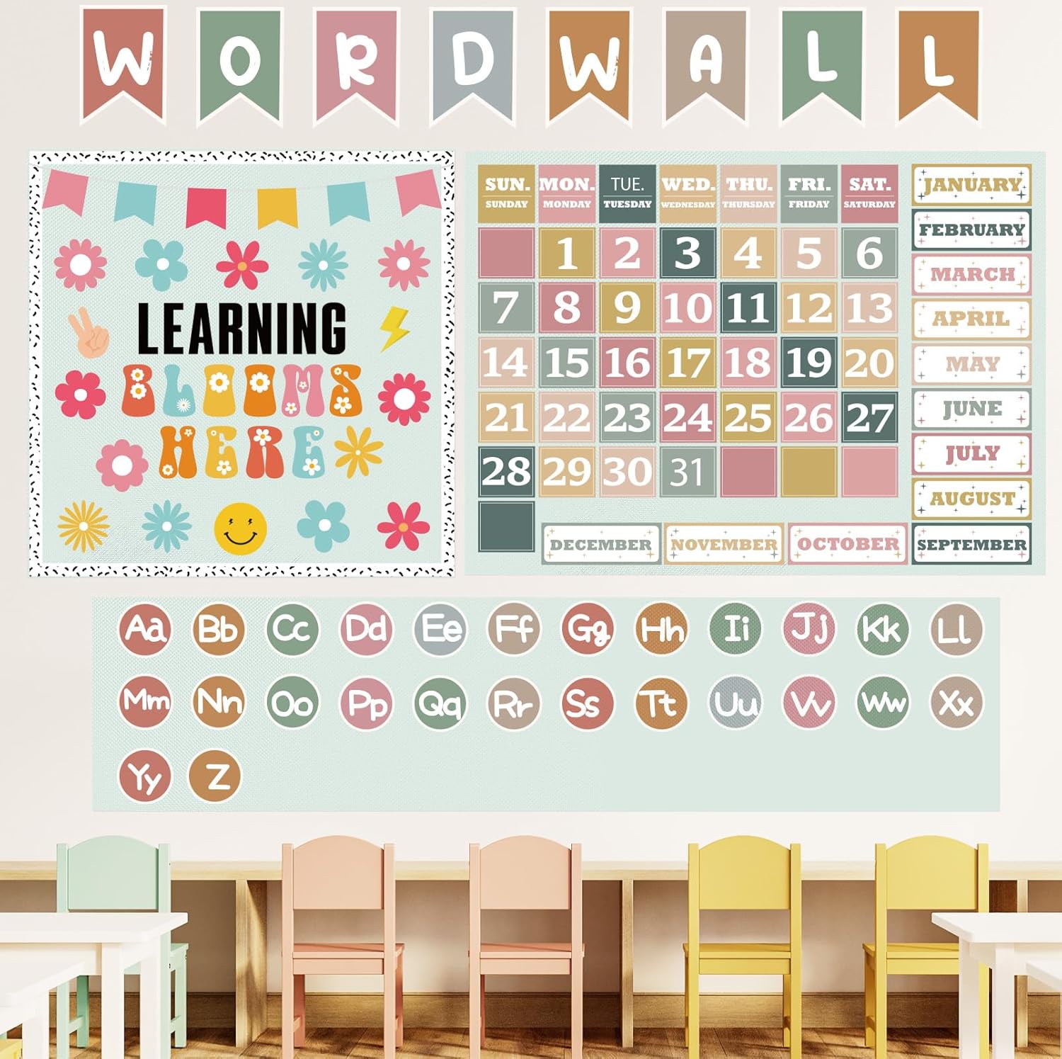 Inkspire Mint Green Bulletin Board Paper Roll,14.8FTx47IN Large Reusable Waterproof Erasable Classroom Wall Background Backdrop Paper,Fade-Resistant Fabric Wrapping School Decors Teacher Supplies
