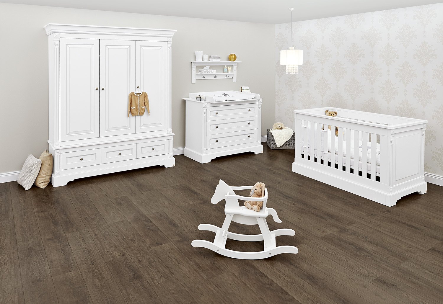 Pinolino 103467BG Kinderzimmer 'Emilia' breit groß, weiß