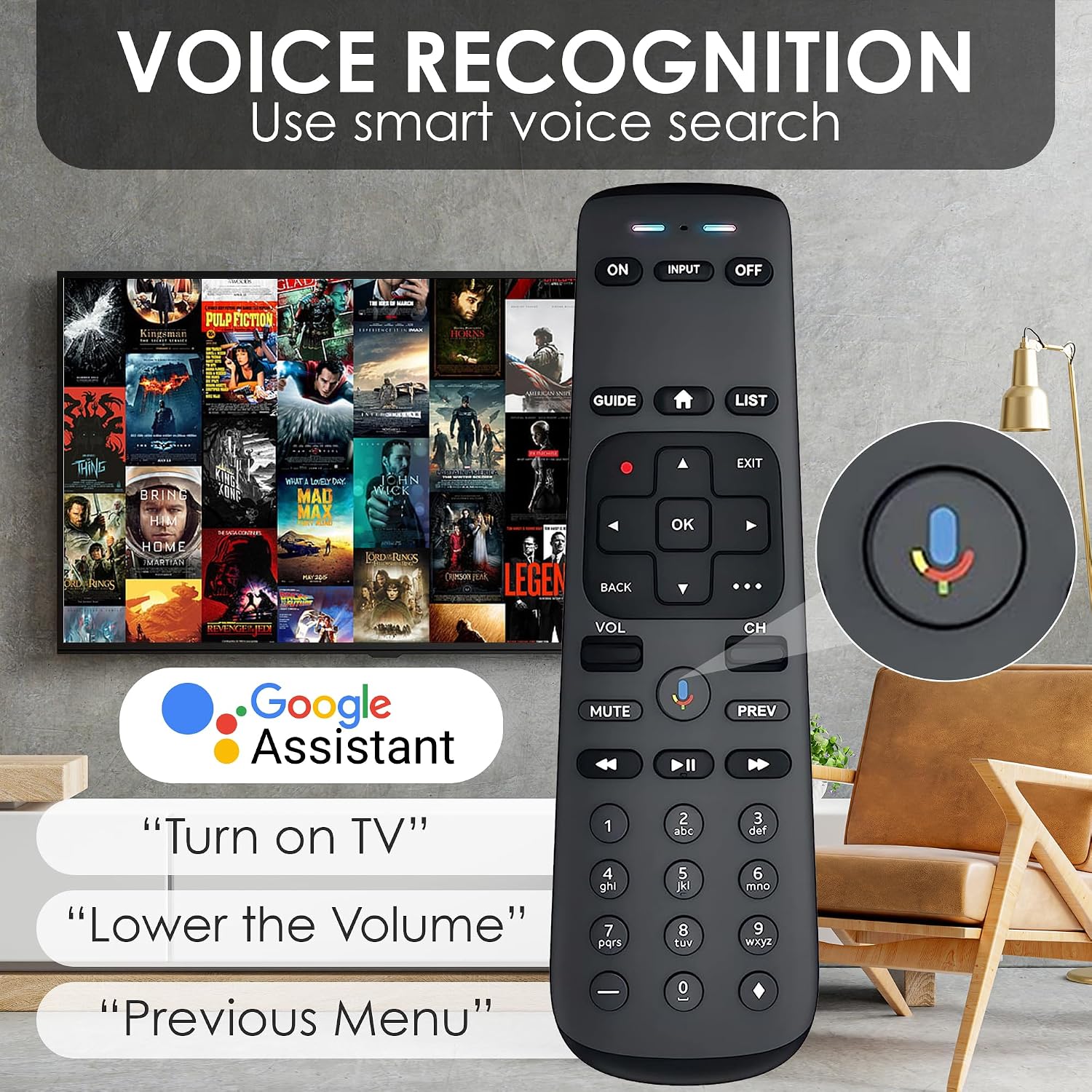 Blueprint RC82V Gemini Stream Voice Recognition Remote Control User Manual
