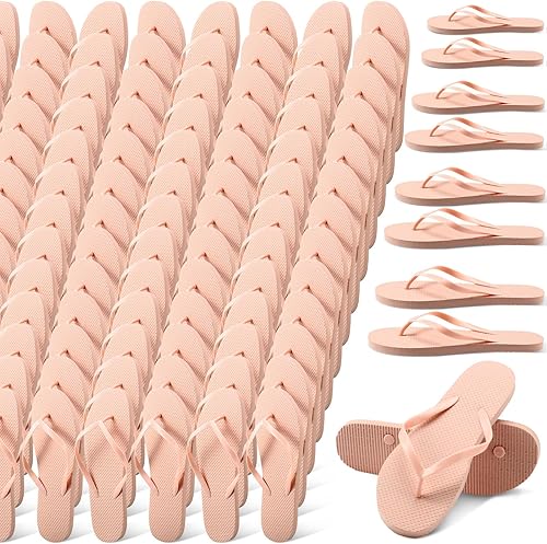 96 pares de chanclas a granel para invitados de boda, regalos de fiesta de boda, pantuflas de spa para bodas, spa, fiesta, hotel y viajes, varios