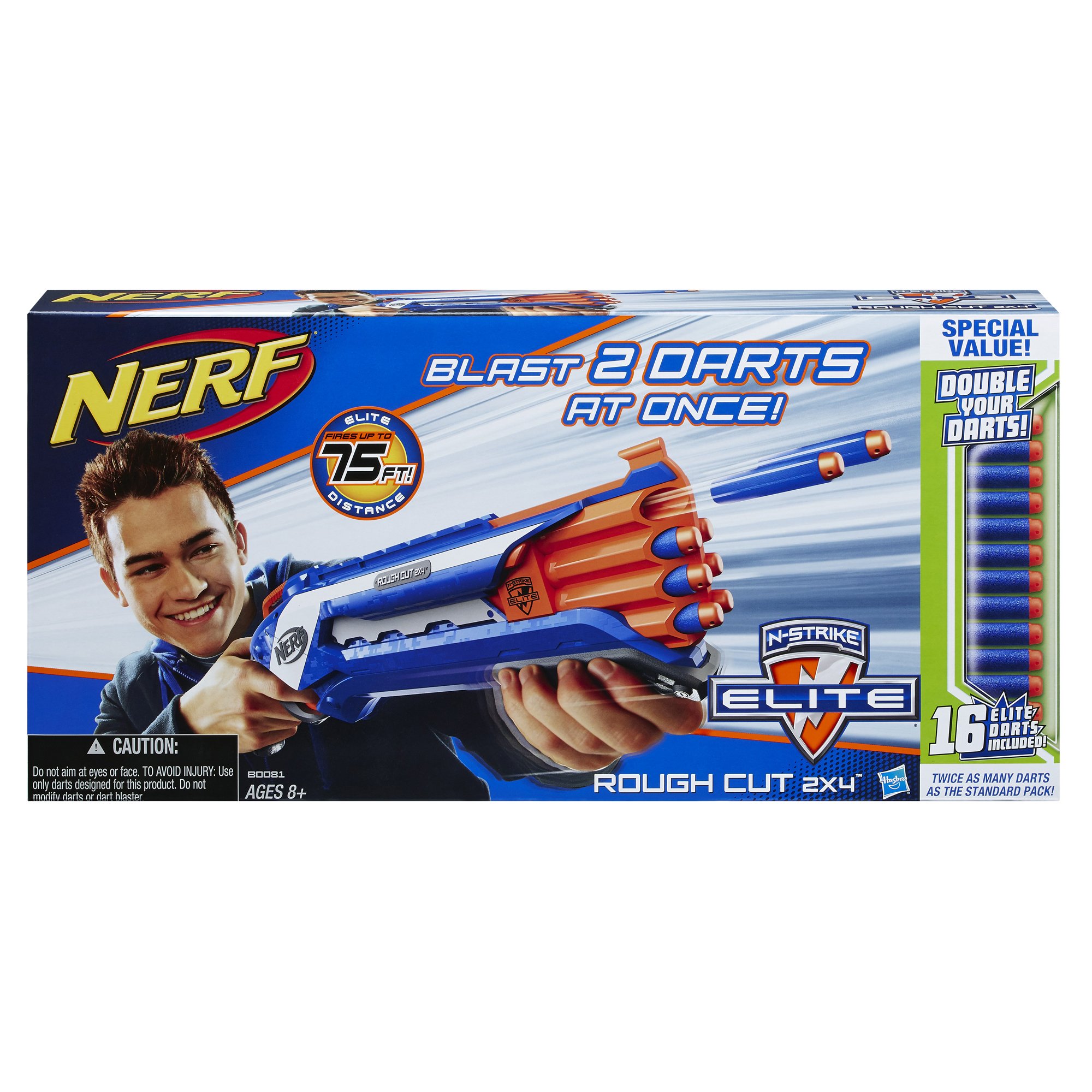 Nerf N-Strike Elite Rough Cut 2X4 Blaster Value Pack : Amazon.co