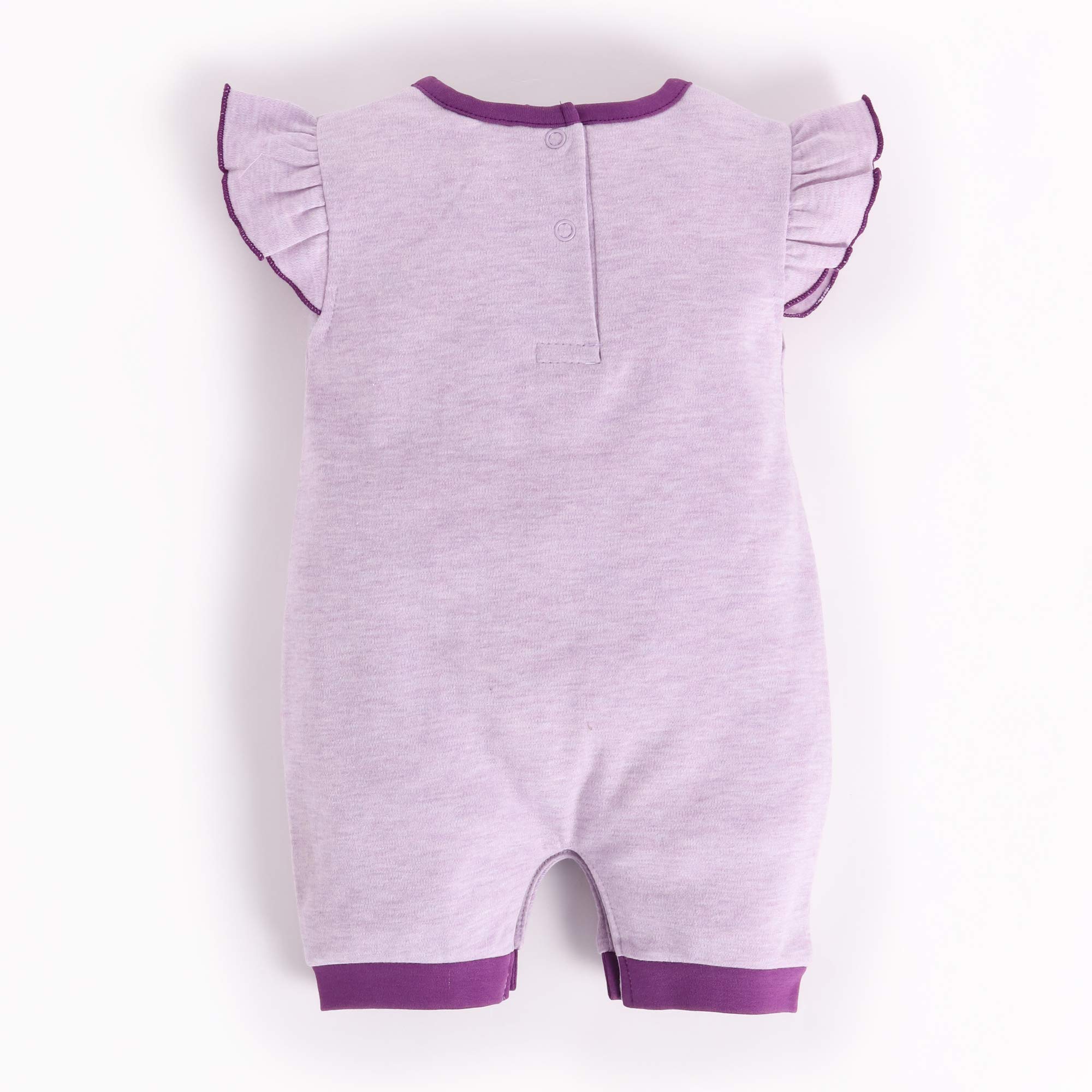 BabyGo Half Sleeves Baby Romper| 100% Cotton Rompers for New Born Baby| Baby Dress | Sleepsuit for Baby Girls| Onesies| 0-3M| 3-6M| 6-9M| 9-12M| Infant Clothes 1