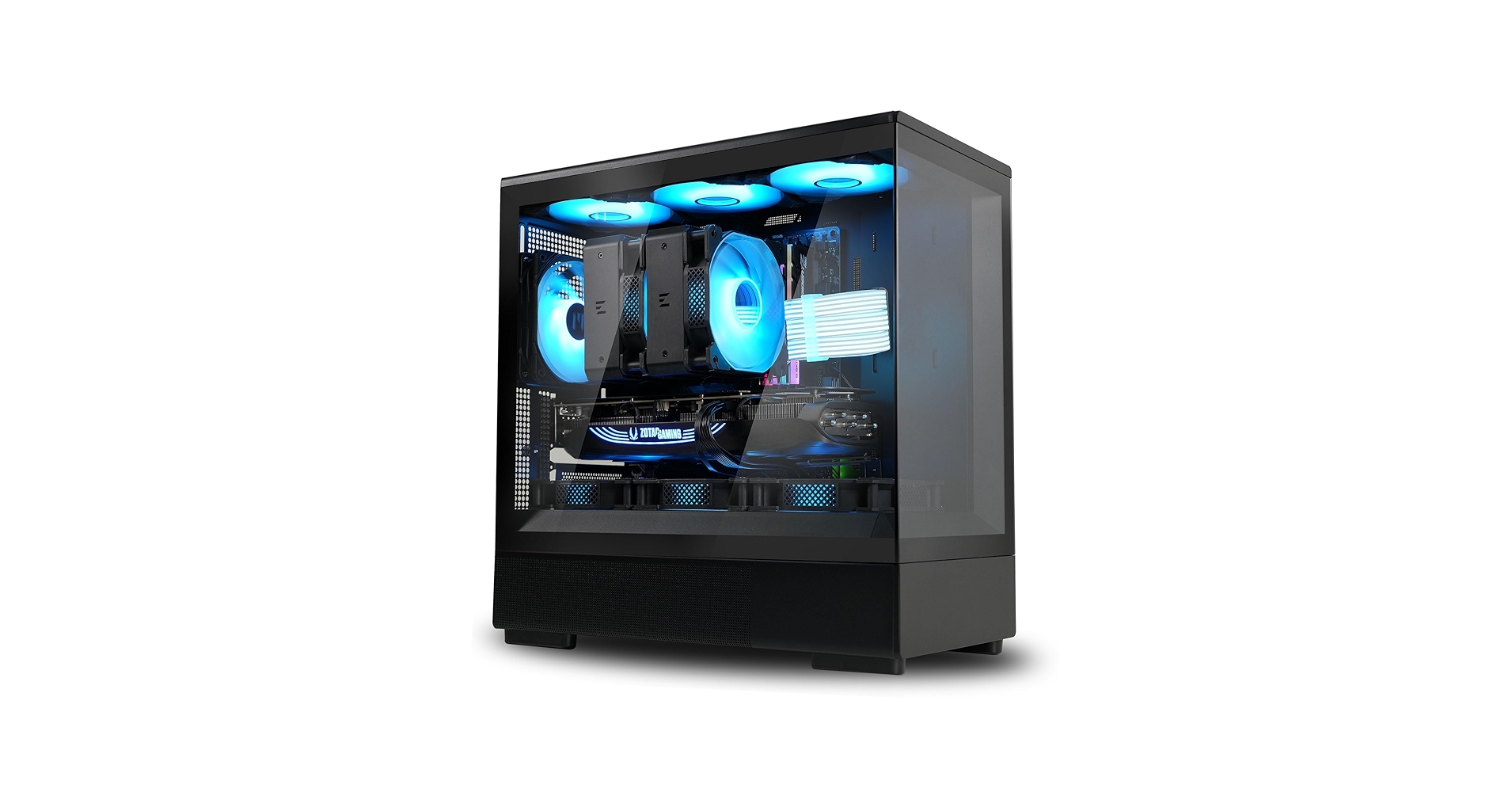 PCケース＋α　ZALMAM P10 BLACK Zalman P10 mATX Gaming PC Case, Panoramic Glass, 1 x PWM