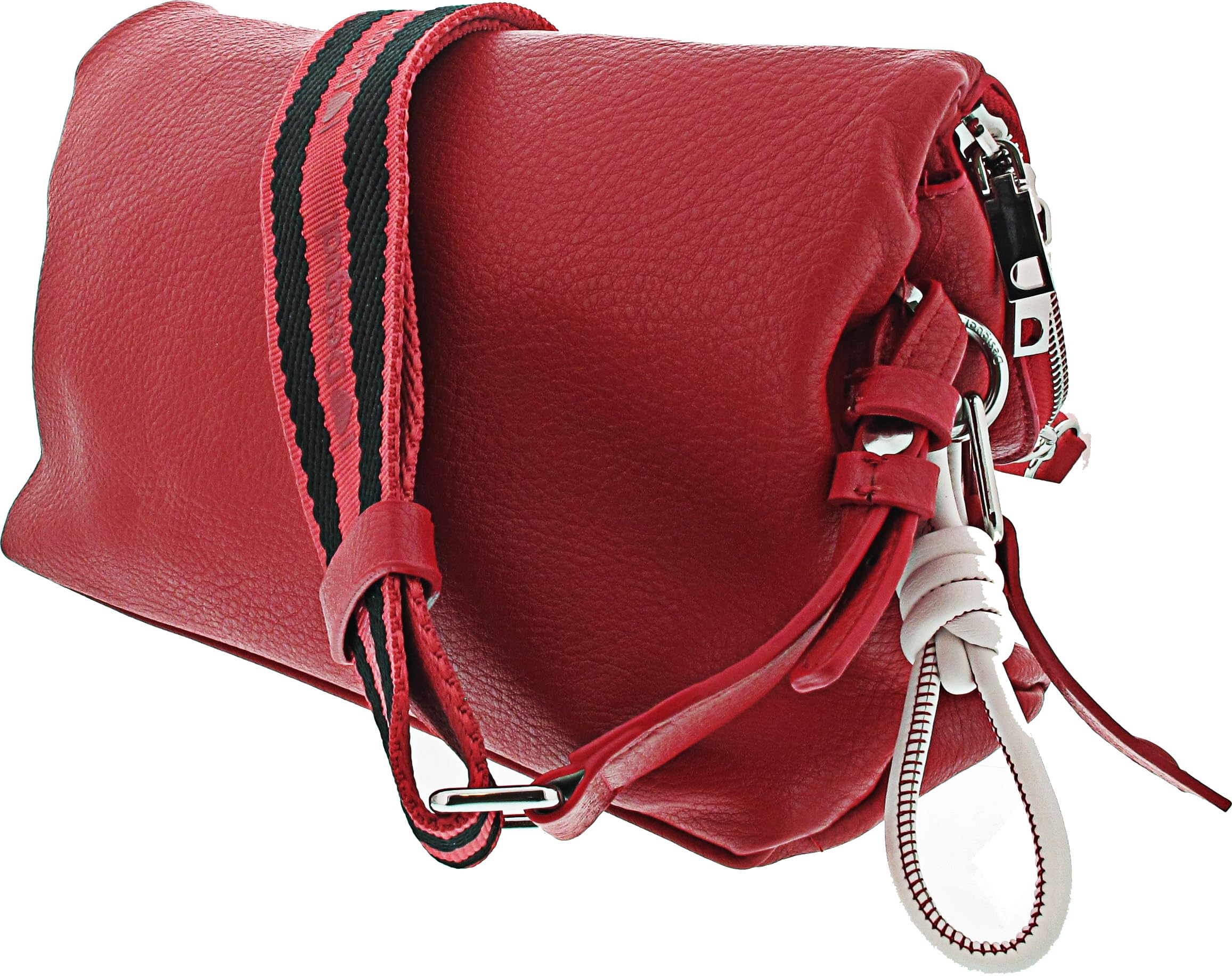 Desigual bolso bandolera bolso de hombro Half Logo Venecia 3.0 Crossbody Bag Carmine rojo