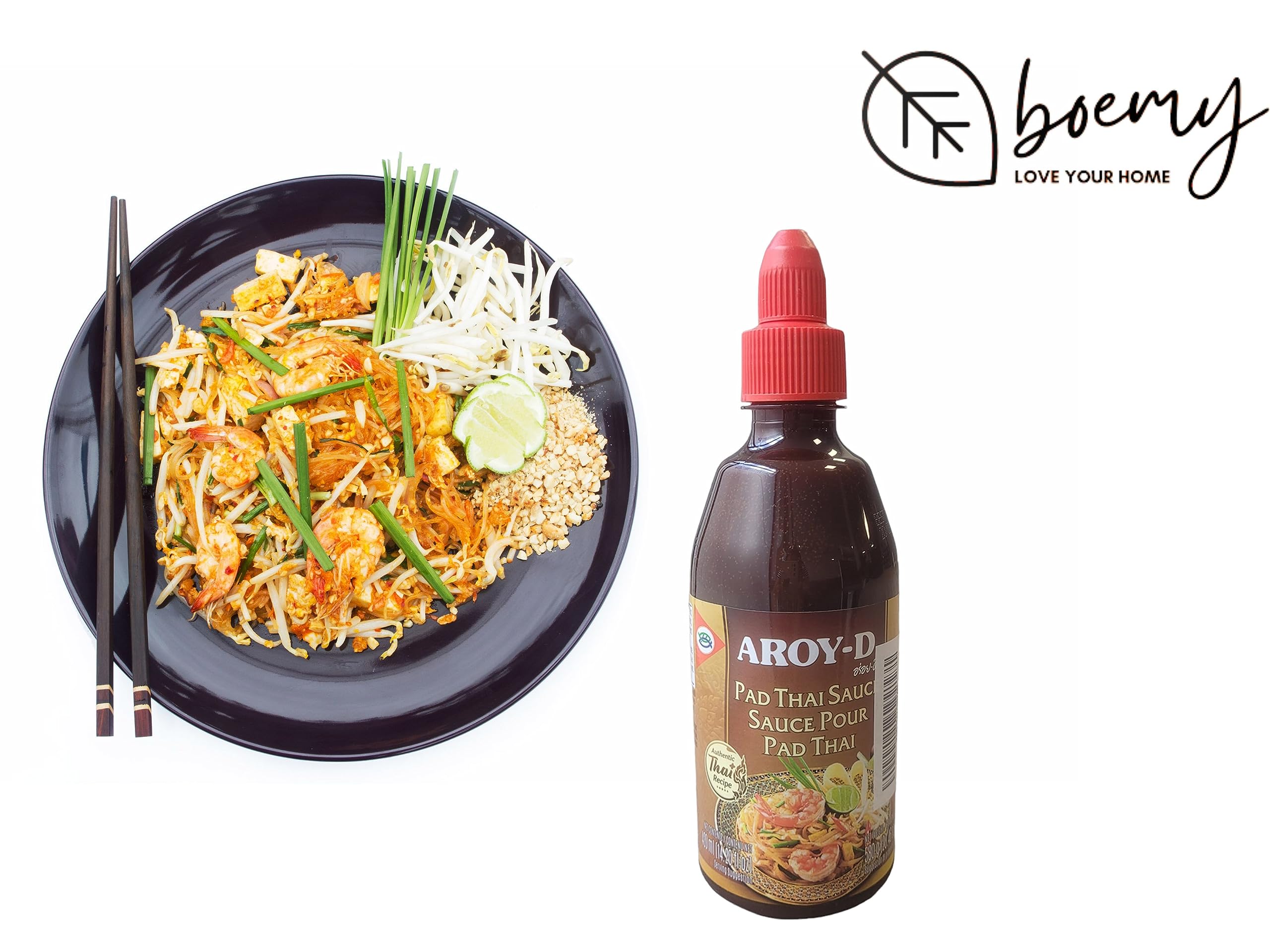 SALSA PAD THAI AROY-D by BOEMY | PAD THAI SAUCE, SAUCE POUR | CONTENIDO 420 ML / 580 GR.