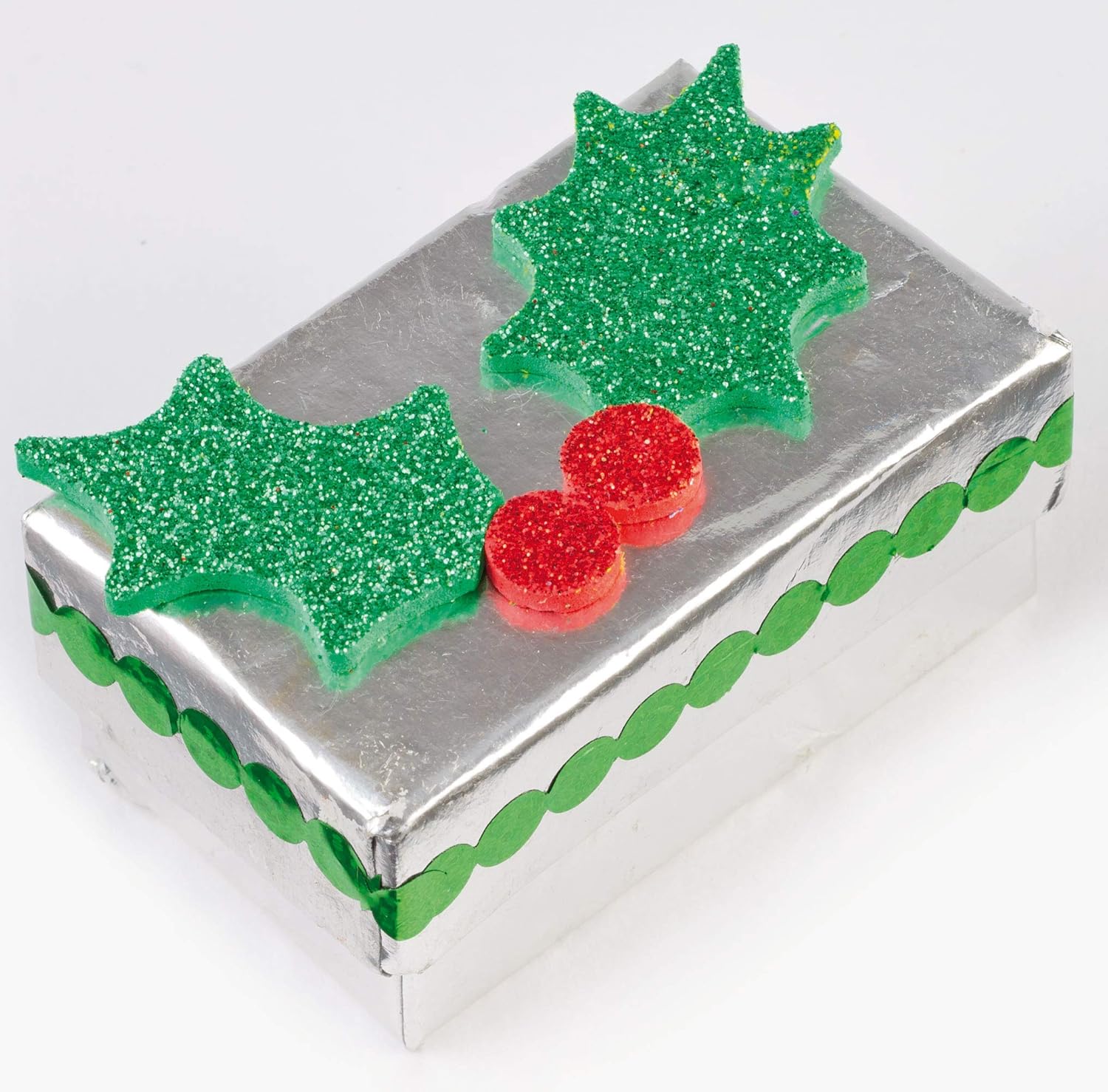 TOP оƒƒERS Baker Ross EX729 Holly and Berry Glitter Foam Stickers - Pack of 200, for Kids to Decorate Christmas Cards and Collage TOP оƒƒERS Baker Ross EX729 Holly and Berry Glitter Foam Stickers - Pack of 200, for Kids to Decorate Christmas Cards and Collage