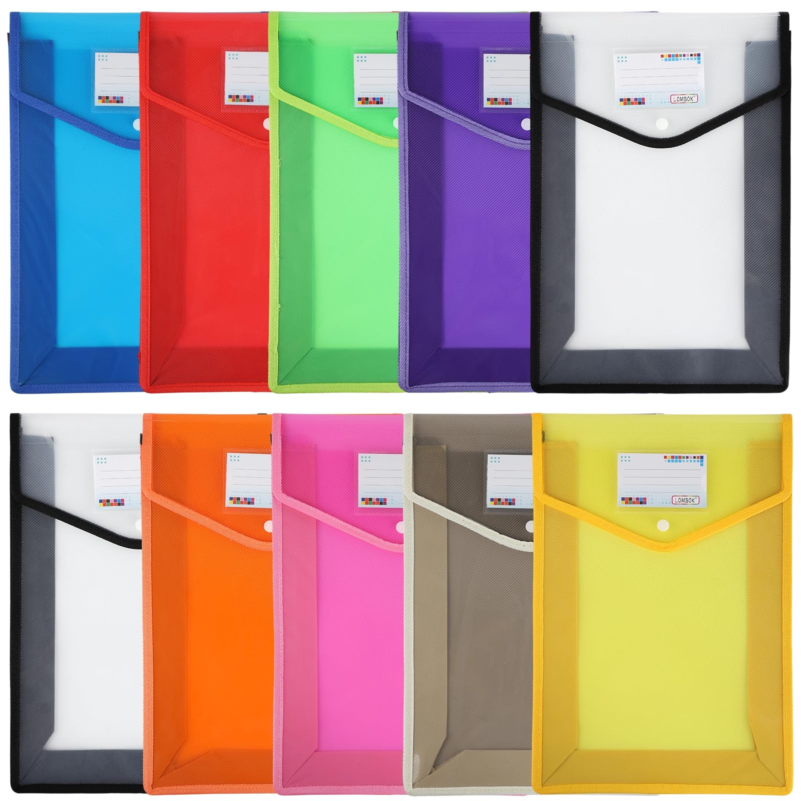 Amazon | B4 プラスチックファイルフォルダー 封筒 拡張ファイル