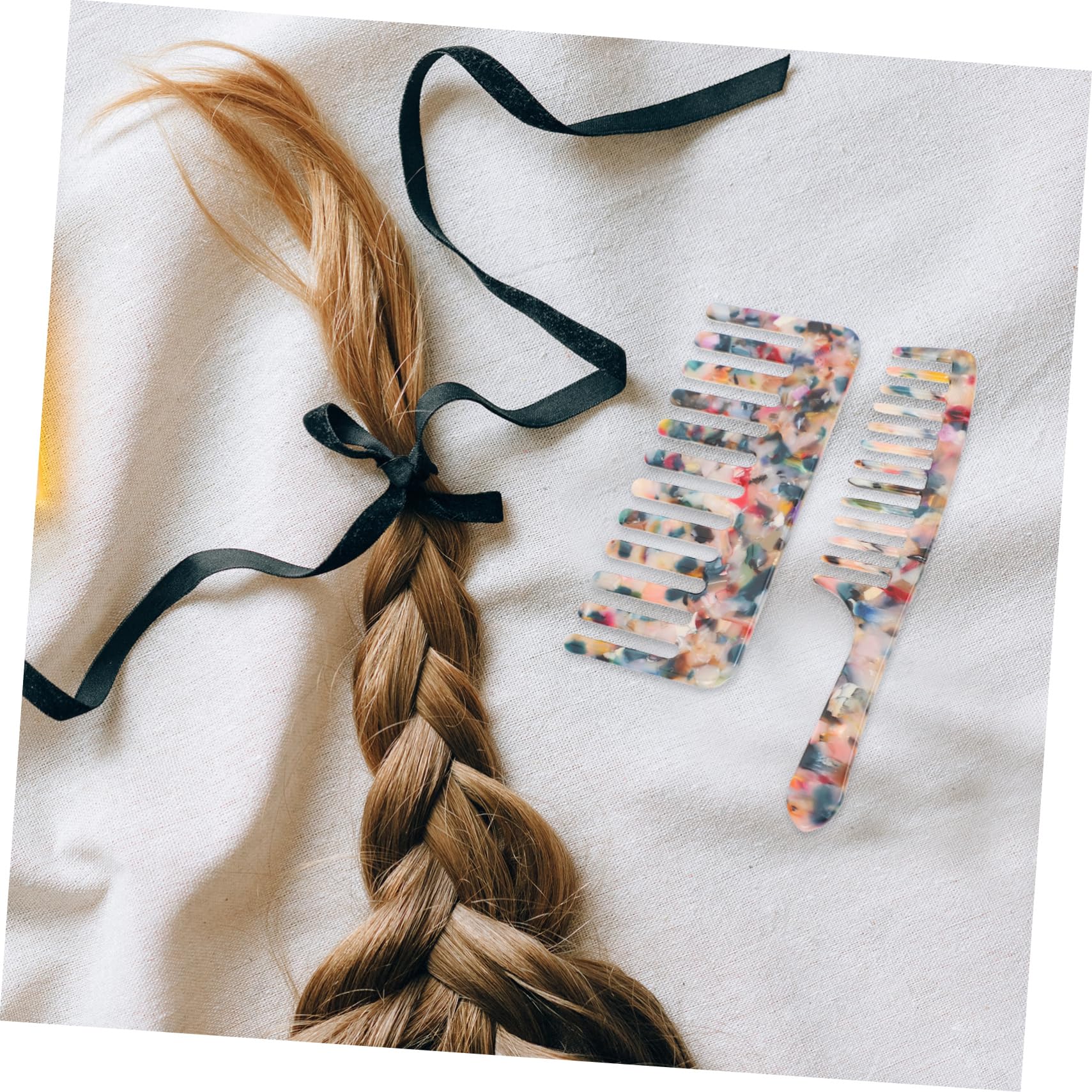 Beavorty 10stücke Breiter Zahnkamm Acetat Sanfter Haarkamm Für Styling Für Und Trockenes Haar Leicht Und Handlich Für Täglichen Gebrauch Oder Unterwegs