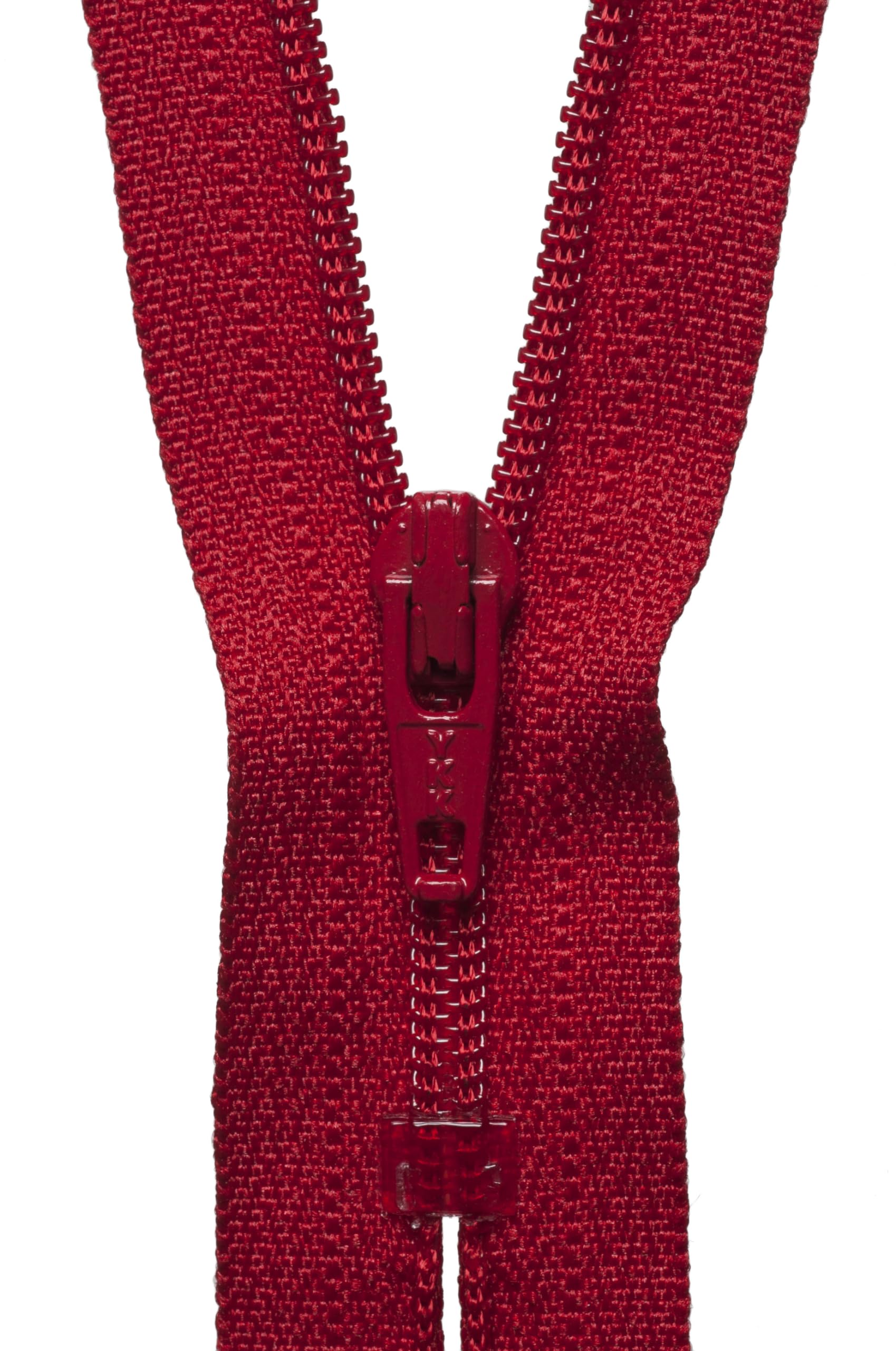 YKK Coil Zip, No. 519 Red, 36 cm Length