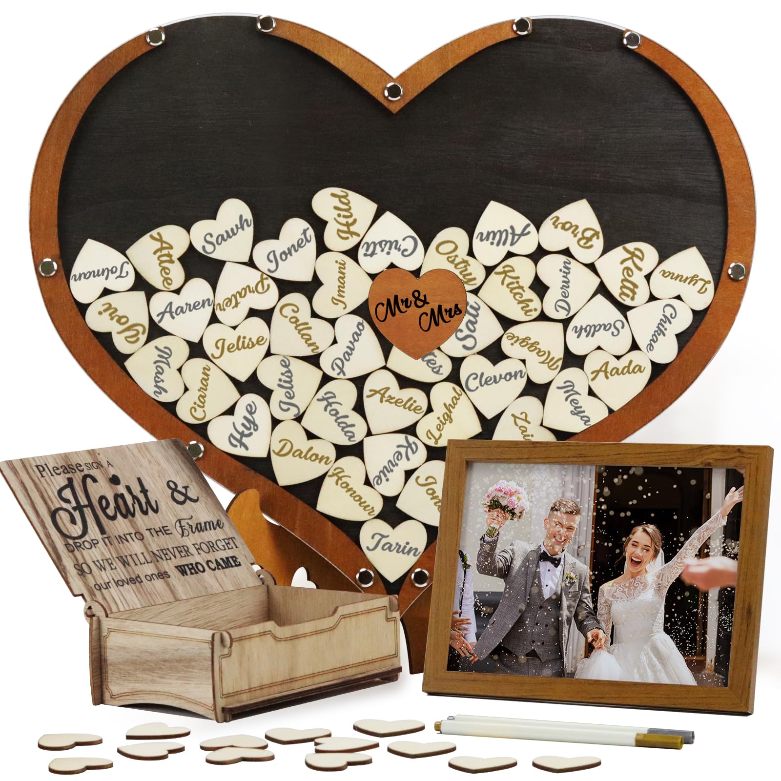 8TURN WhosfanCafe ウェルカムギフト フォトカード Amazon.com: Wedding Guest Book Alternative - Rustic Wedding
