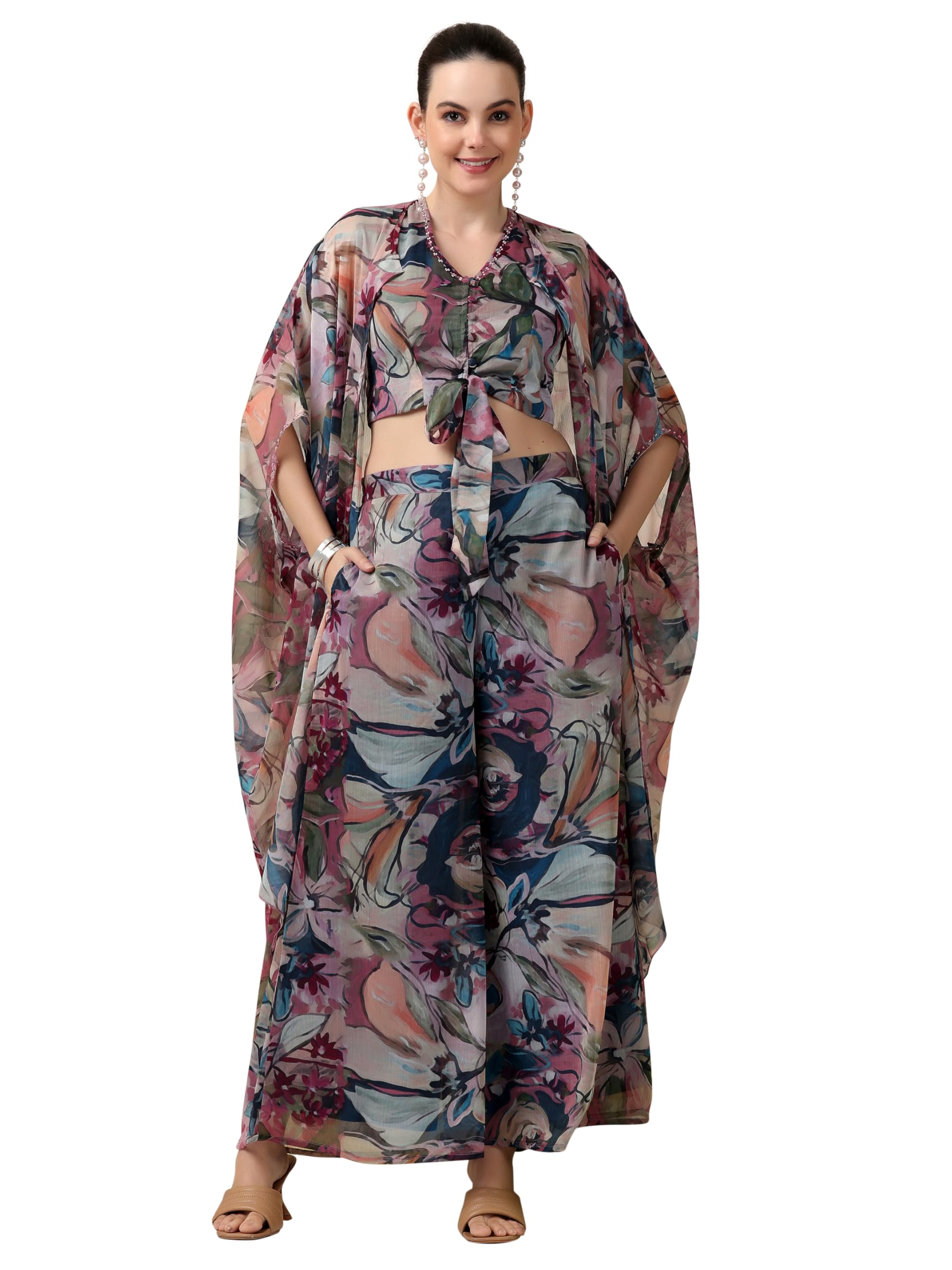 libas Chiffon Women's Regular Co-Ords-picture-49