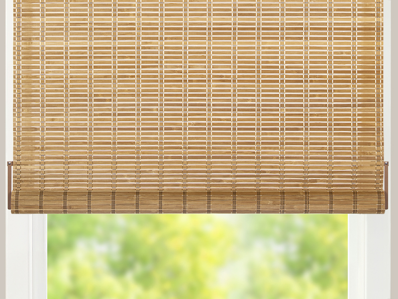 Amazon.com: LazBlinds No Tools No Drill Bamboo Roller Shades