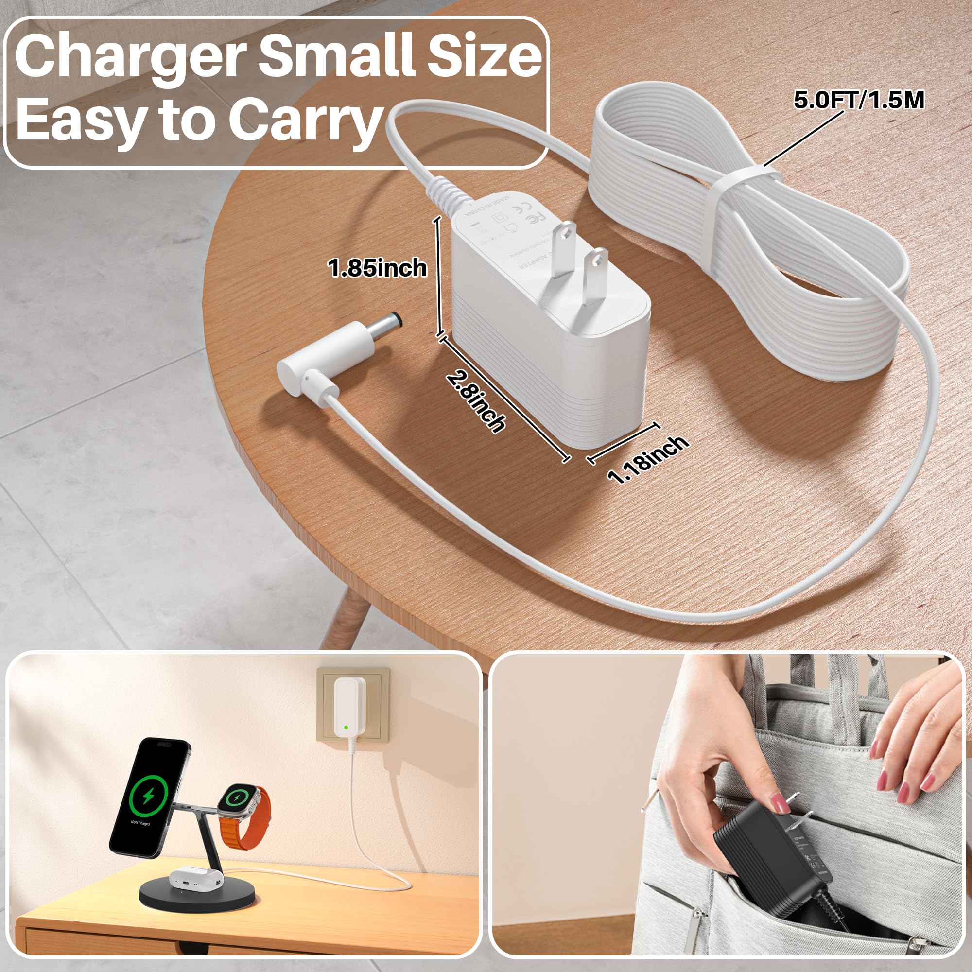 Amazon.com: DC 15V Adapter for Belkin Boost Charge Pro WIZ009