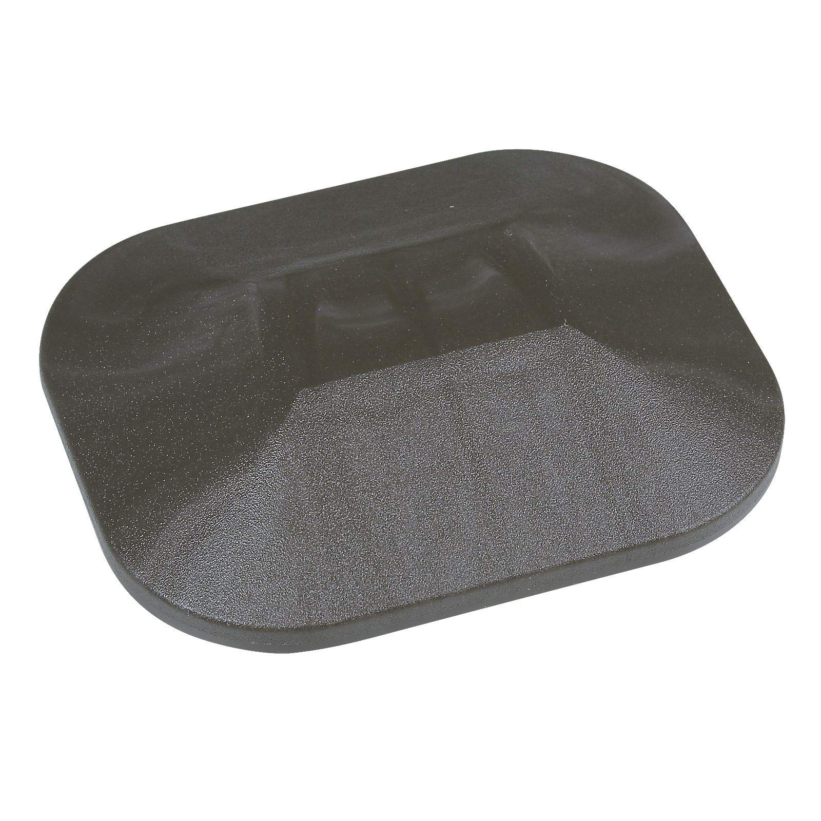 Eco Fence Composite Fencing Post Cap - Graphite, Flat Cap