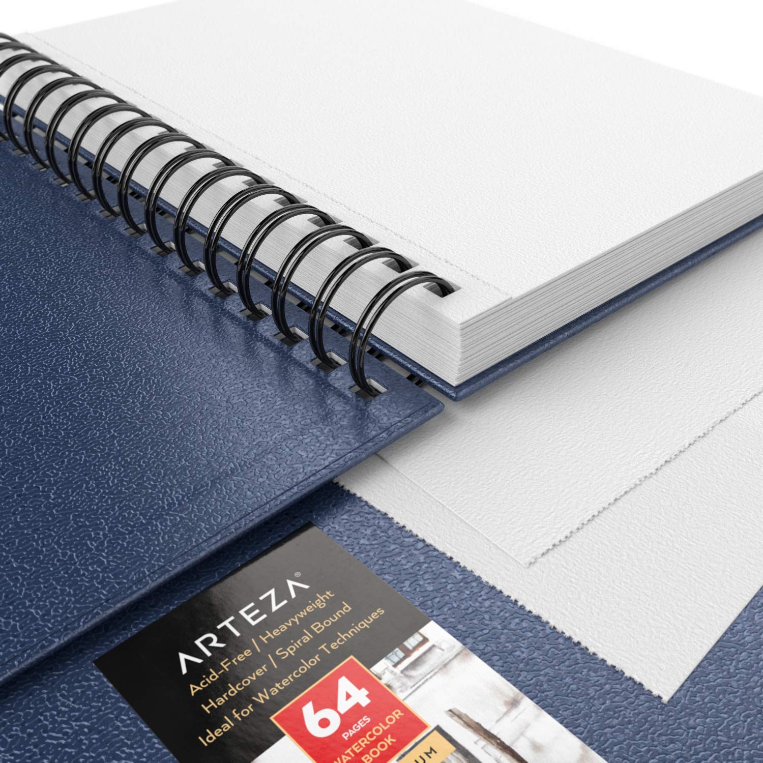 ARTESPANA & AZIMUT アートブック Amazon.com: ARTEZA Watercolor Sketchbook Set,3-Pack,64 Pages
