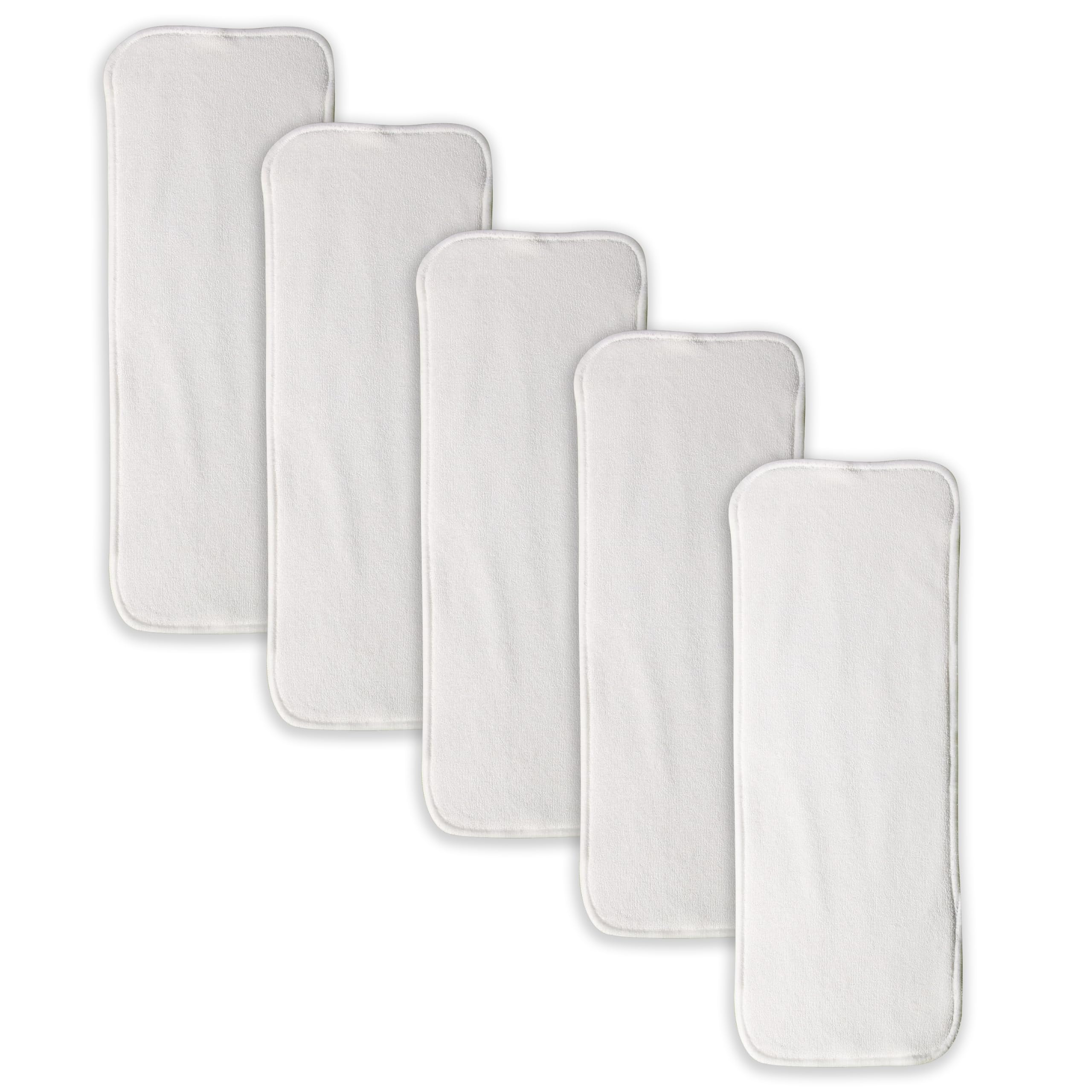 Lot de 5 inserts en coton écologique pour couches de bébé ultra absorbantes réutilisables 4 couches
