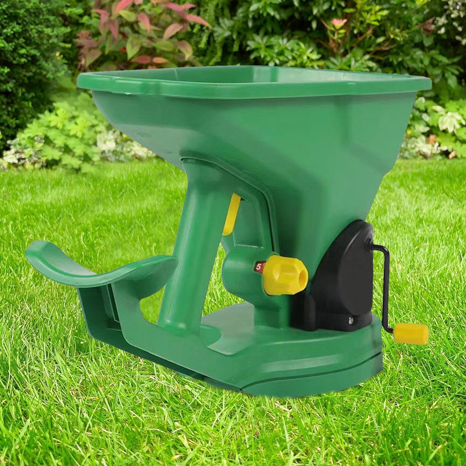 Esparcidor De Mano Para Fertilizante De Césped Control Ajustable Ahorro De | Esparcidor de Fertilizante para Césped, Jardín y Pasto Para Viveros Invernaderos Patio Y