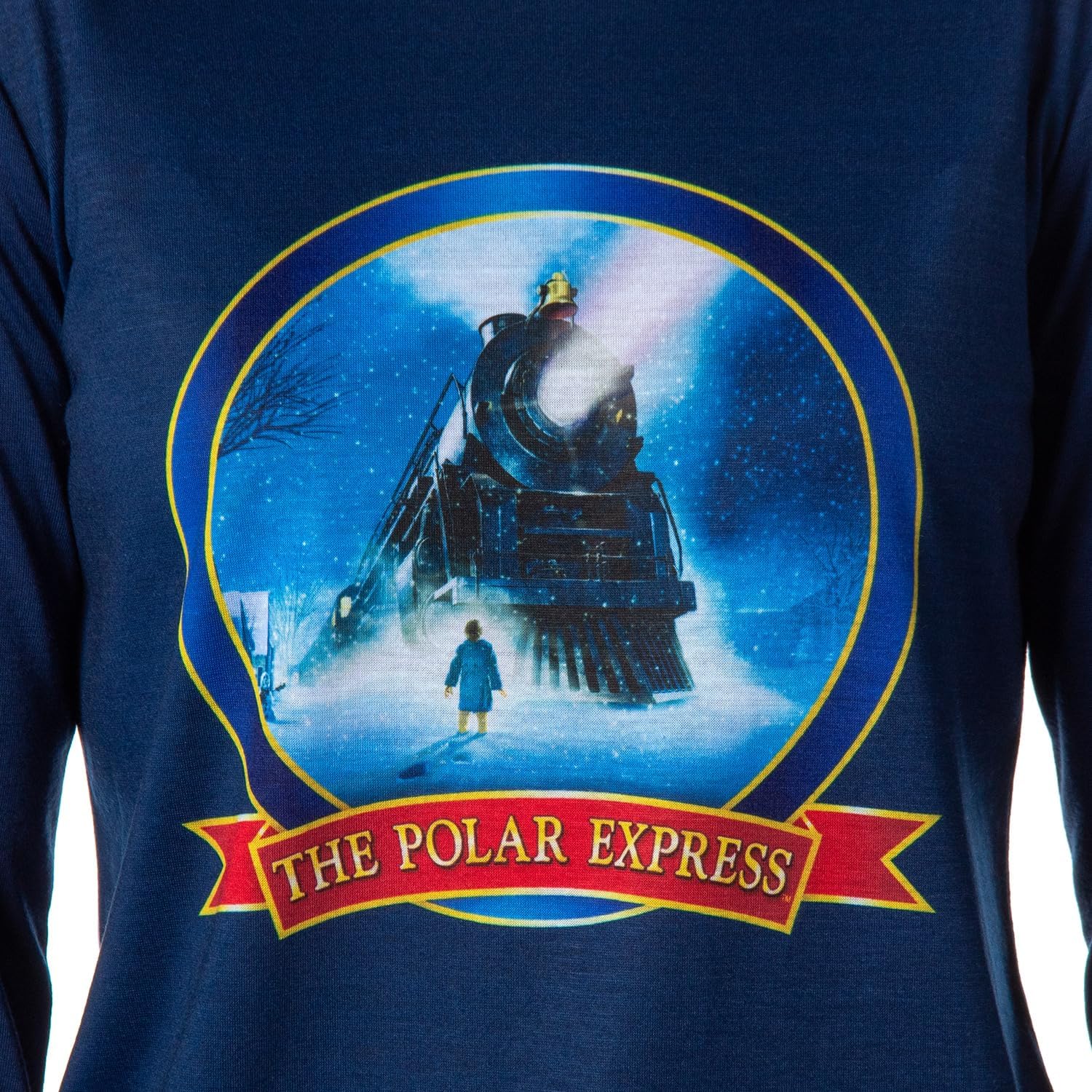 INTIMO The Polar Express Womens' Train Movie Film Sleep Jogger Pajama Set - Image 3