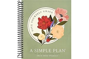 A Simple Plan Floral Homeschool Parent Planner 2024-2025