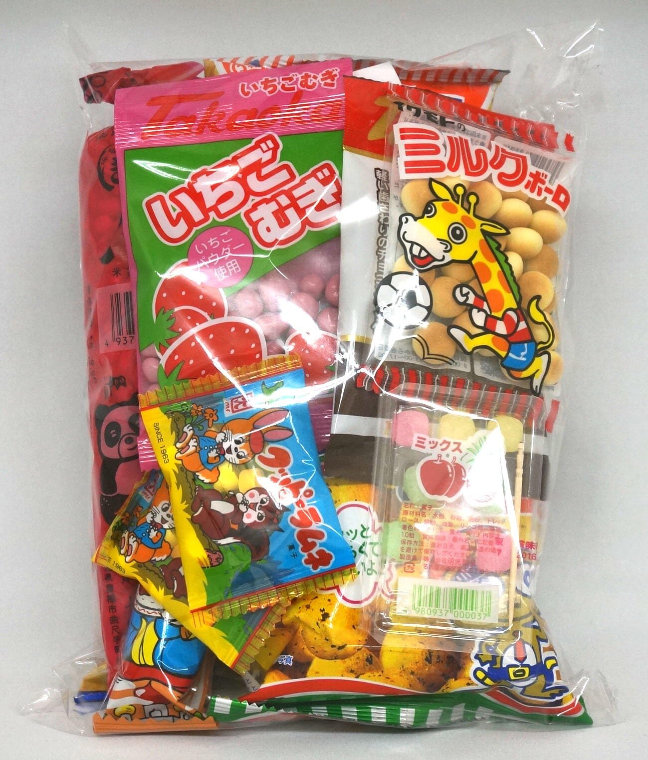 Assorted Japanese Junk Food Snack "Dagashi" Assortment of 15 dagashi(5 Packages)