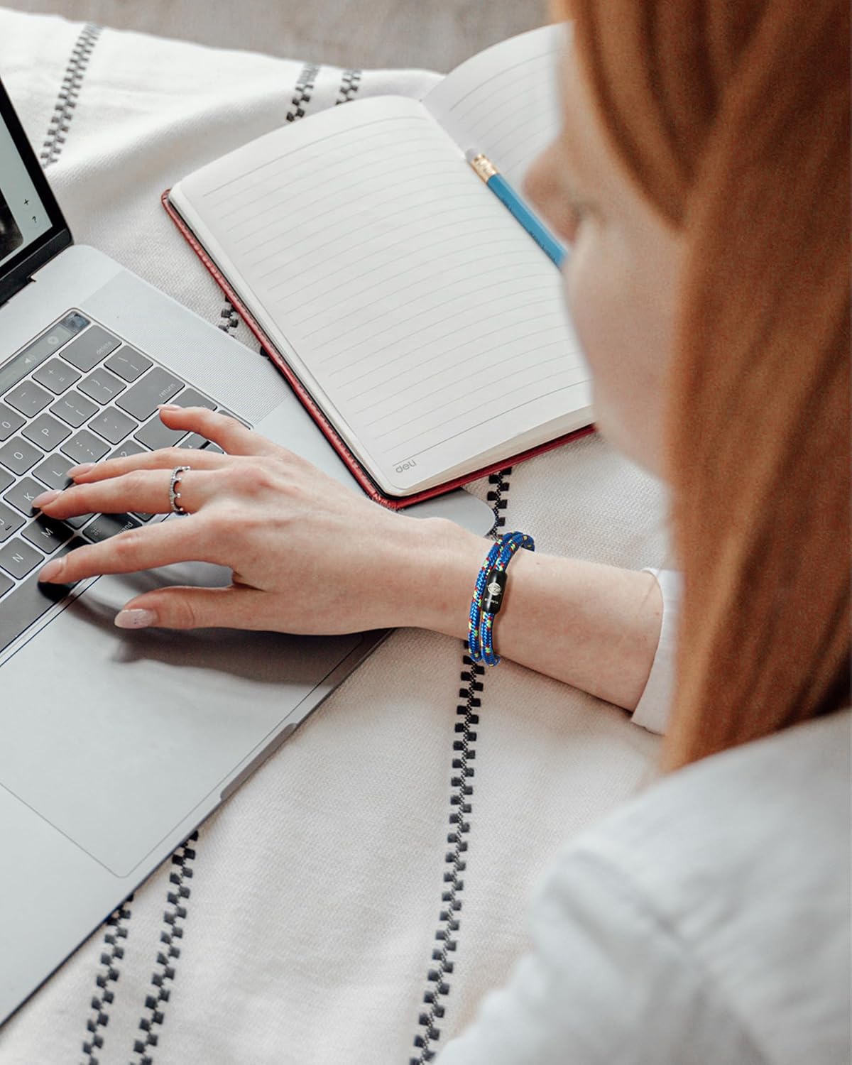 Handmade Nautical Rope Bracelet for Men Sunproof Colorfast Surfer Braided Paracord Bracelet Unique Choice for Men, Women & Couples - Image 3