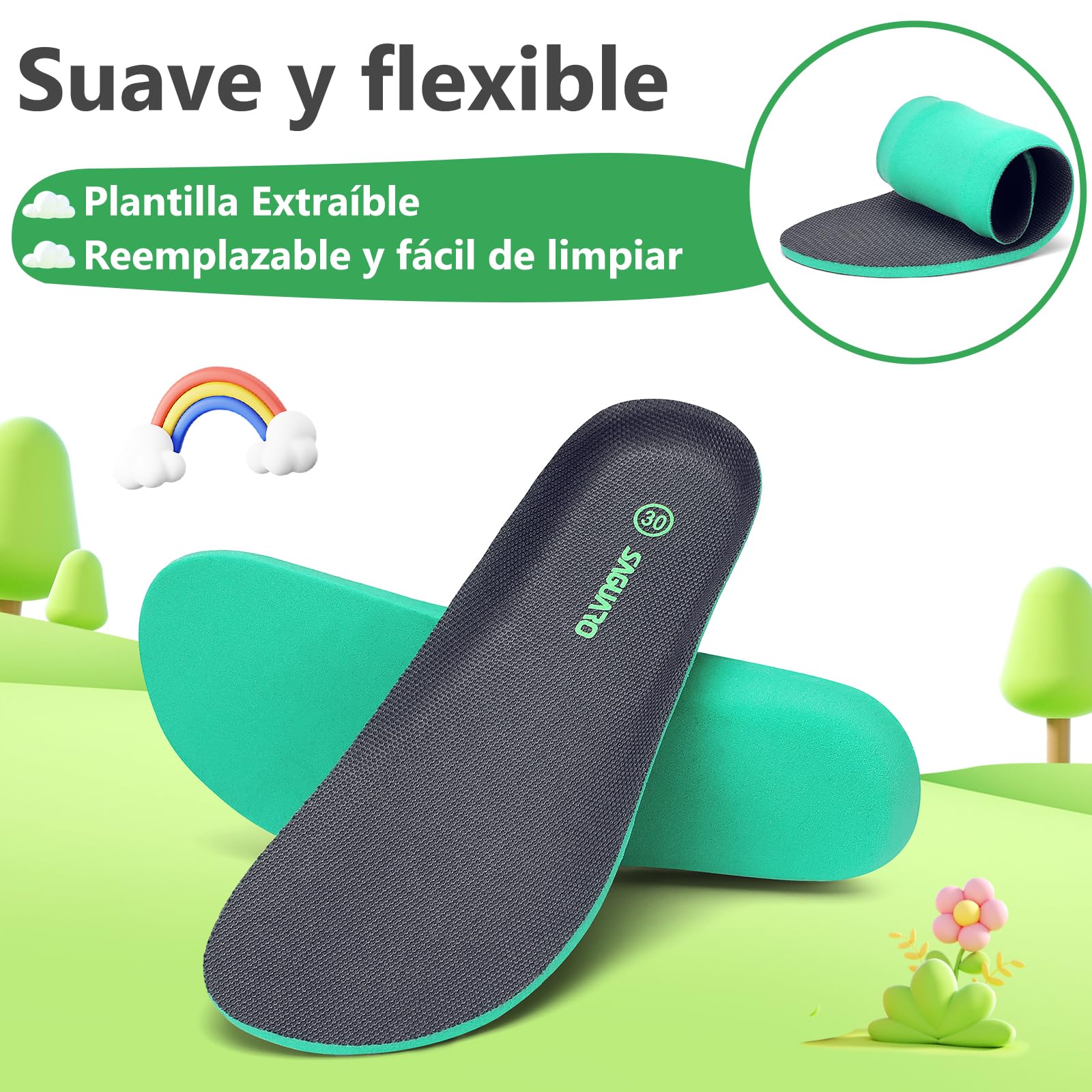 SAGUARO Zapatillas Barefoot Niños Niñas Zapatos Minimalistas Casual con Puntera Ancha Zero-Drop Cierre Autoadherente, Tallas EU 25-35