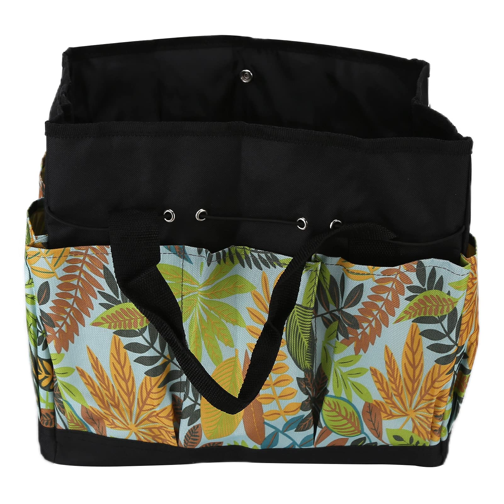 Torba narzędziowa Oxford Cloth Garden, druk kwiatowy Wielofunkcyjna przenośna torba do przechowywania ogrodniczego Tote z kieszeniami