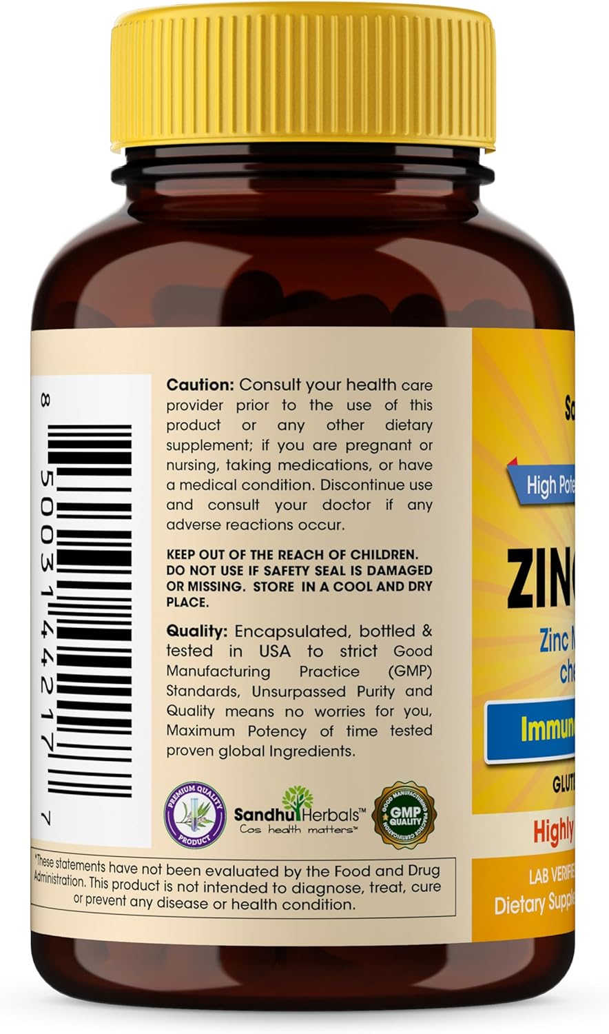 SANDHUHERBALS Shilajit, Sea Moss & Zinc 50mg Supplement Combo | Supports Natural Energy, Immune and Cognitive Health