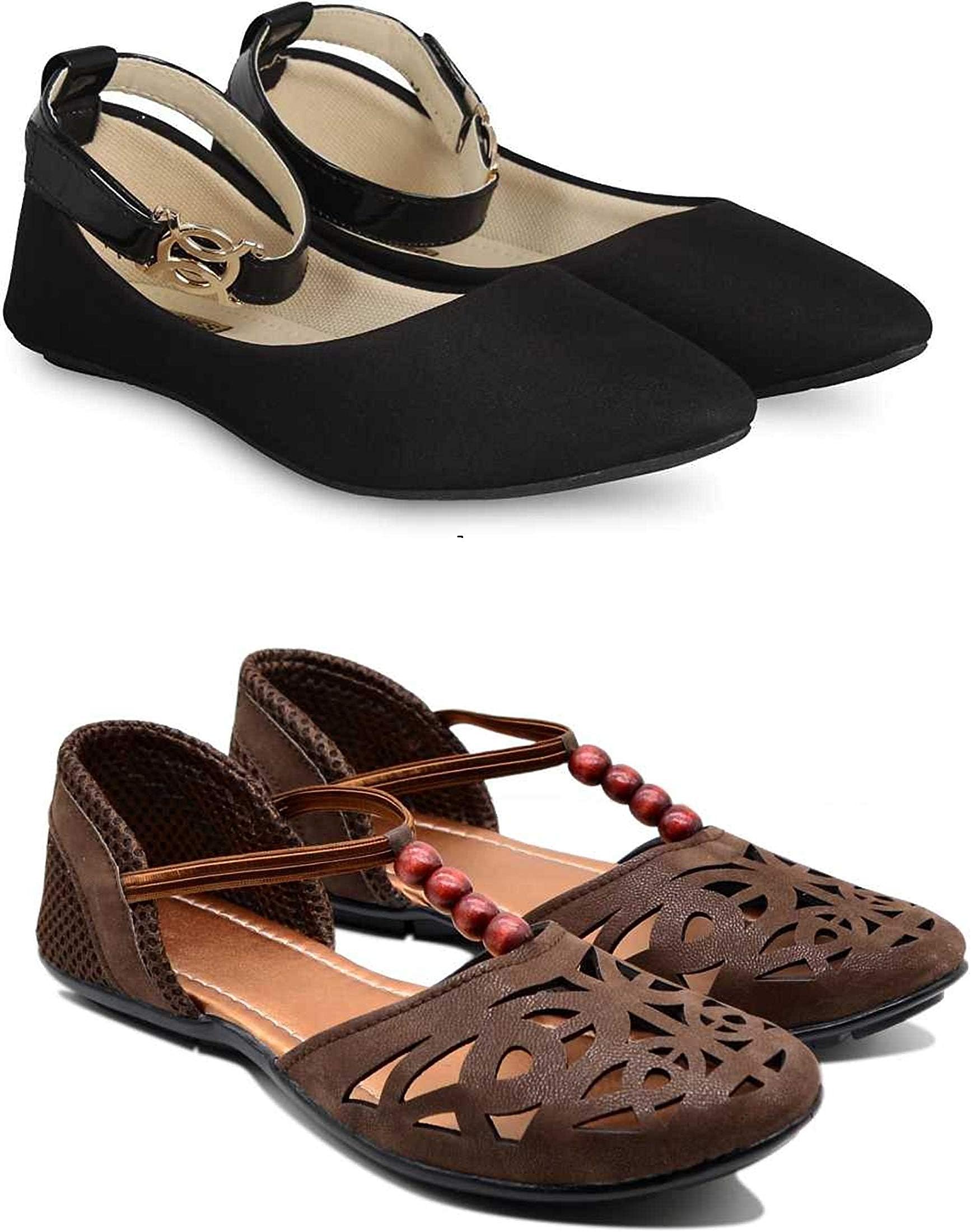 Women Combo Pack of 2 Pairs of Bellies