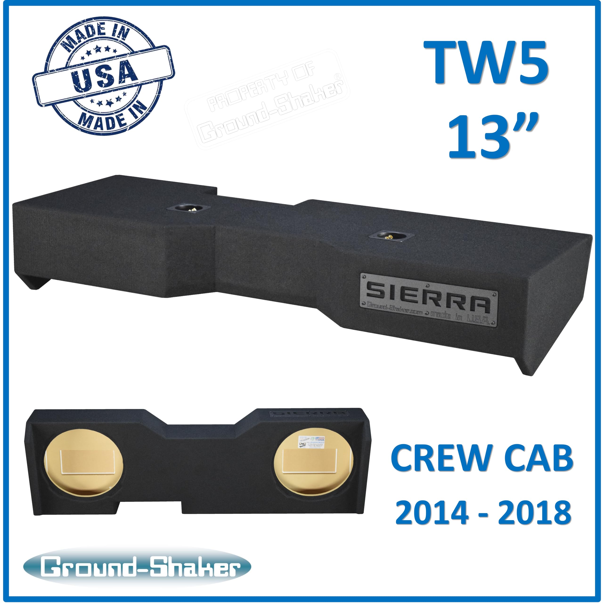 Sierra Crew Cab Sub Box 2014-2018 (for TW5) 13