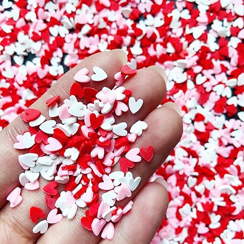 Miniatura 78 de EHOPE Gránulos falsos de polímero de 3.53 oz, chispas de resina sintética, gránulos de arcilla para resina, chispas de caramelo falso para arte