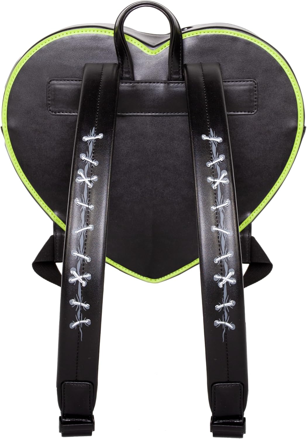 Rock Rebel Bride of Frankenstein & Frankenstein Monster Heart Shaped Backpack - Official Universal Monsters Bag - Image 3