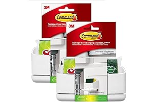 Command Strip Caddy: The Damage-Free Under-Sink Organization Solution