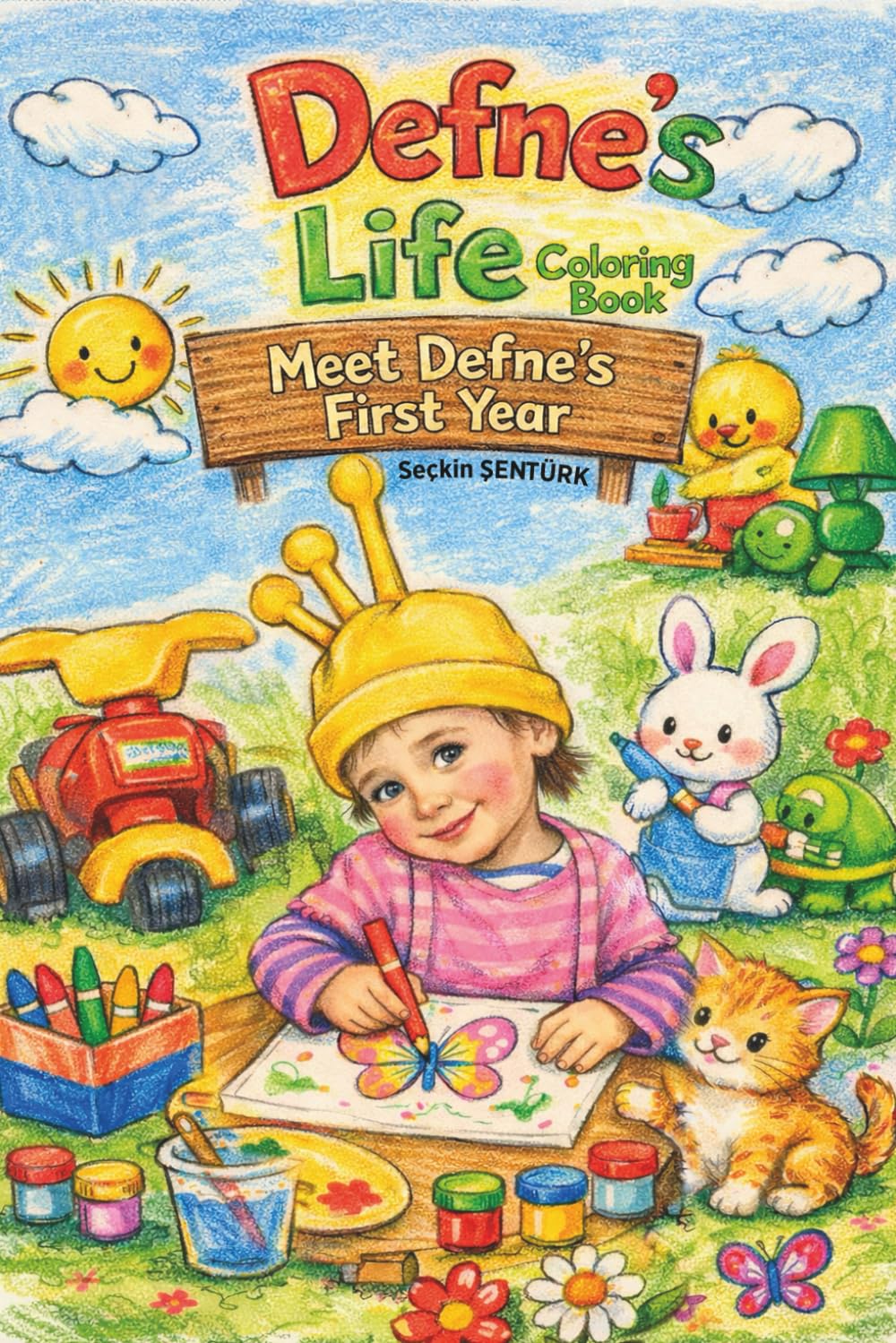 Defne's Life Coloring Book: Meet Defne's First Year