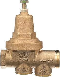 Wilkins 3/4" 600XL Pressure Reducing Valve with a spring range from 75 psi to 125 psi, factory set at 85 psi